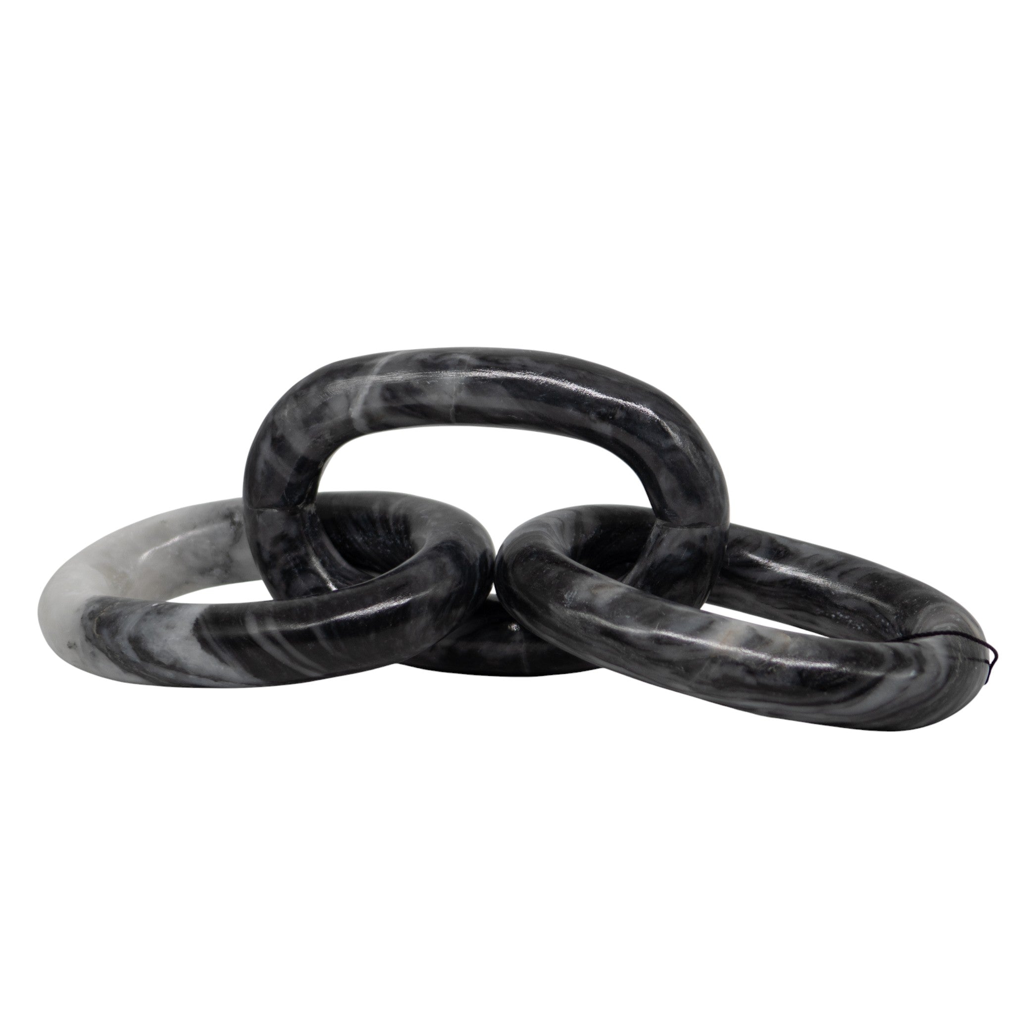 3 Eslabones de Mármol Negro – 30 cm