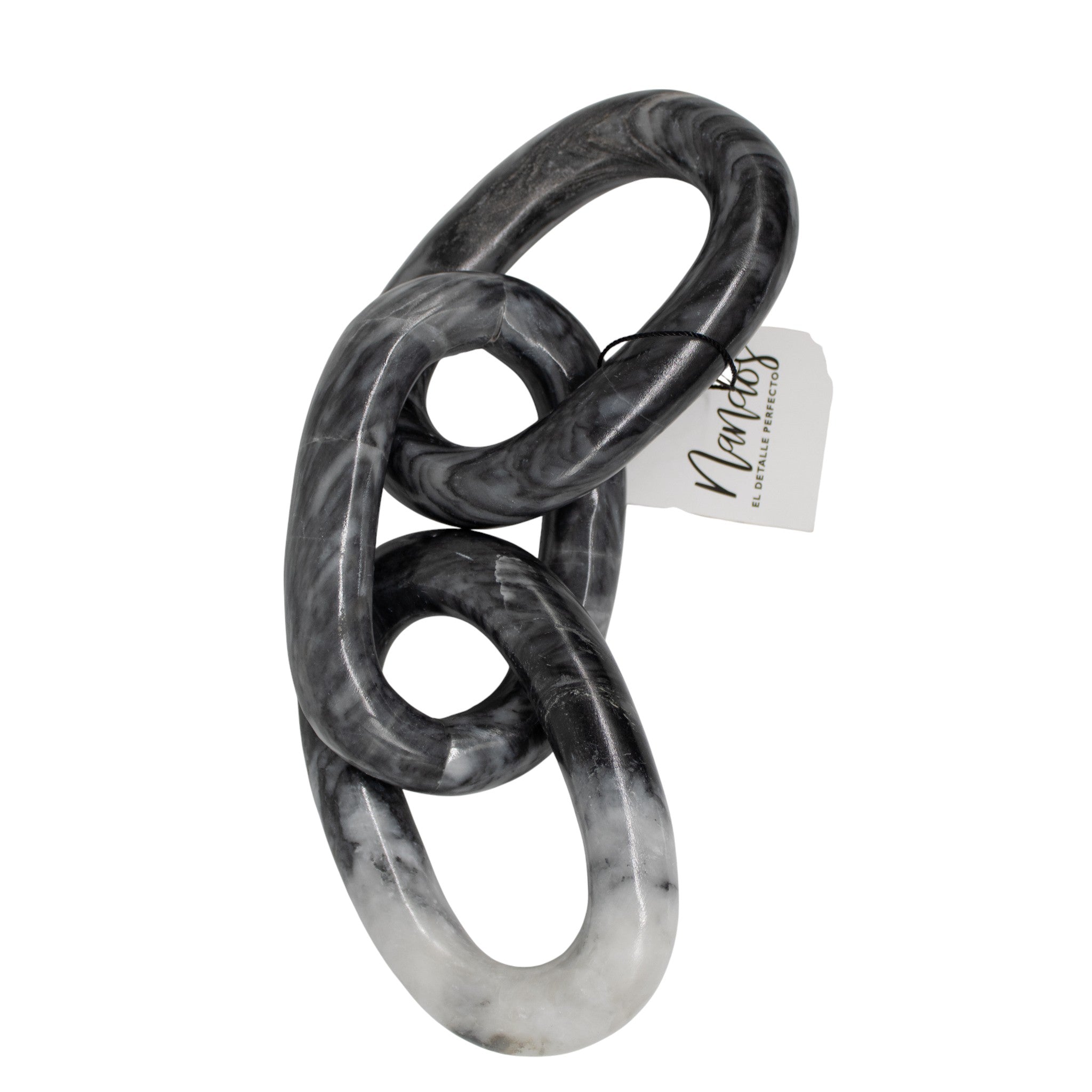 3 Eslabones de Mármol Negro – 30 cm