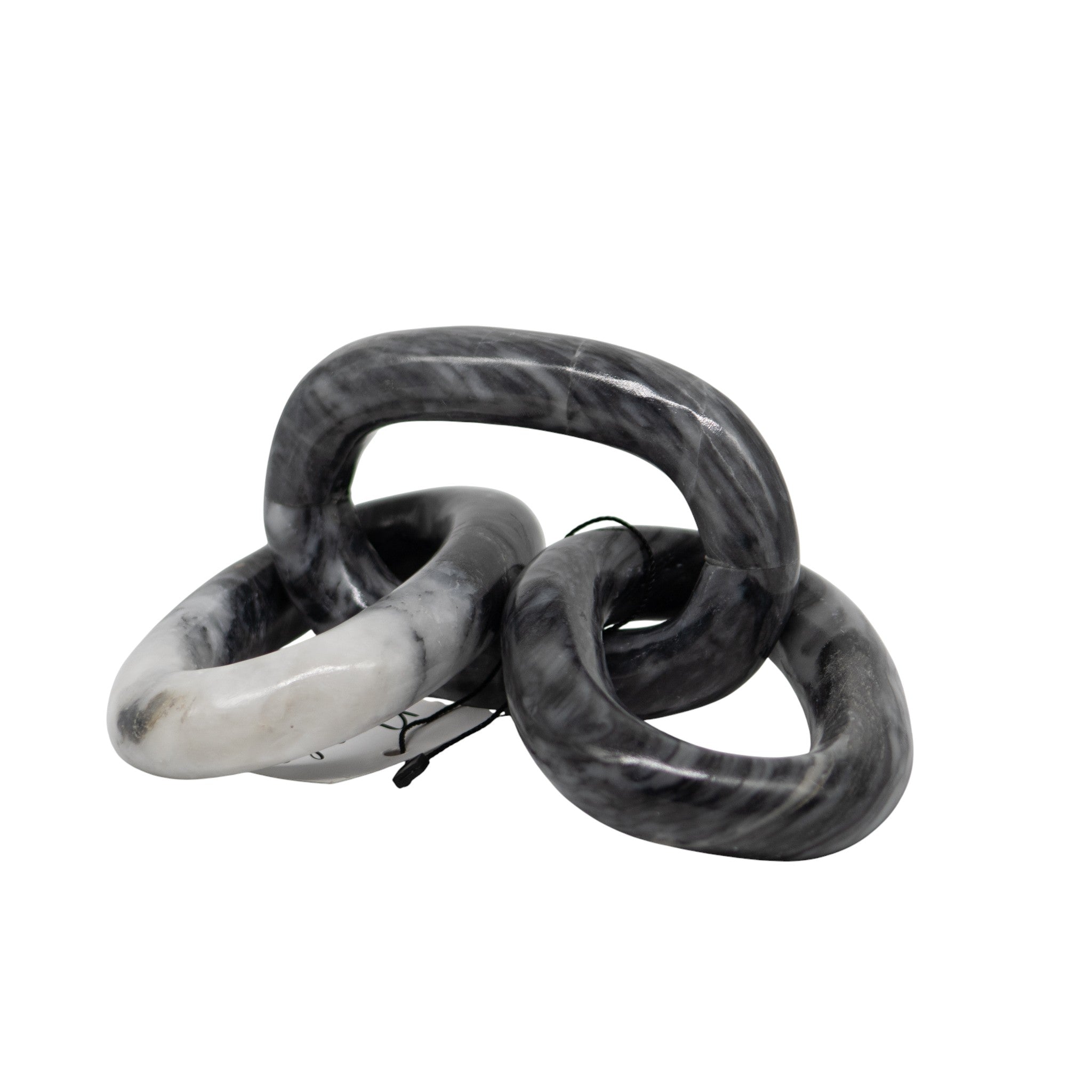 3 Eslabones de Mármol Negro – 30 cm