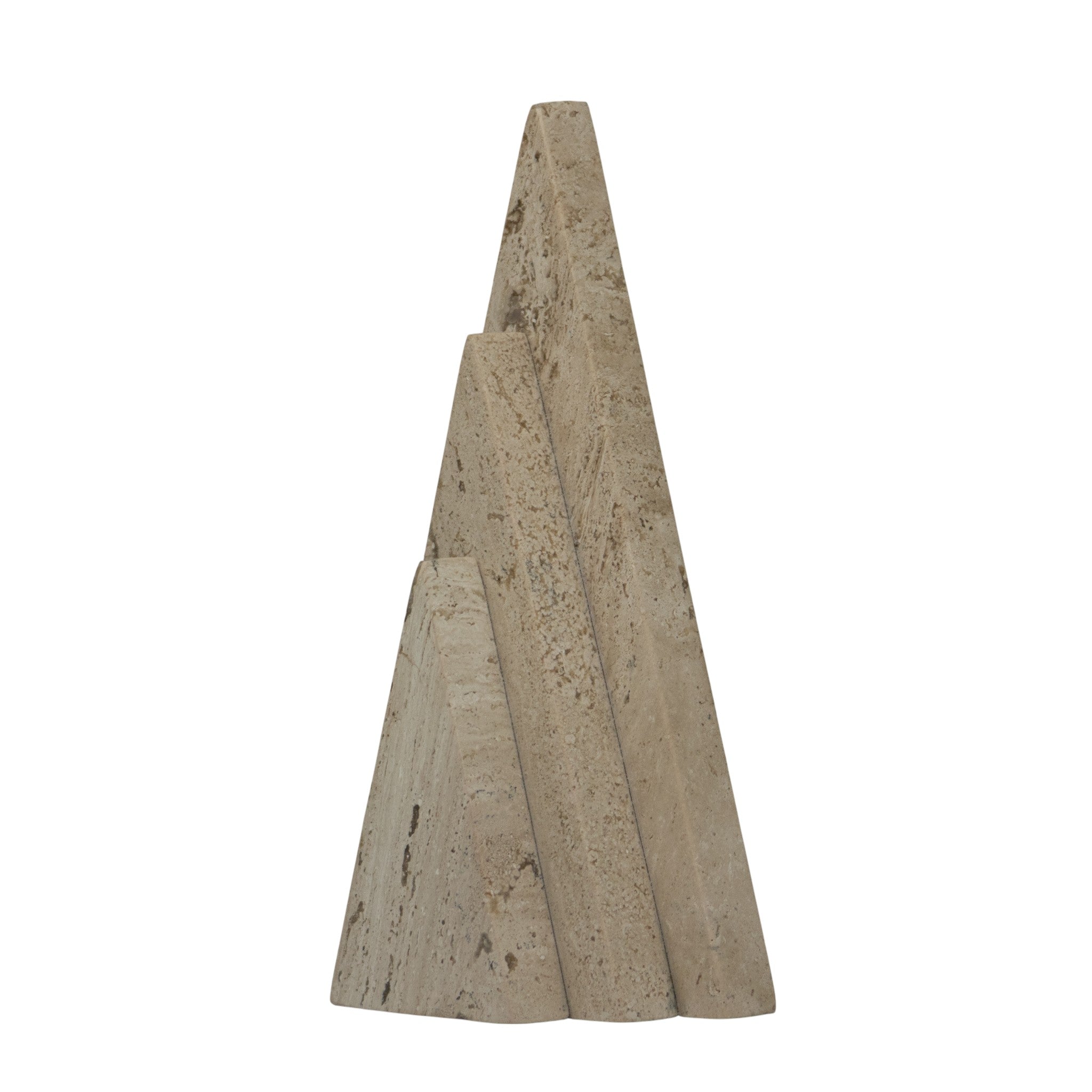Pino Triple de Mármol Travertino Claro 25 cm