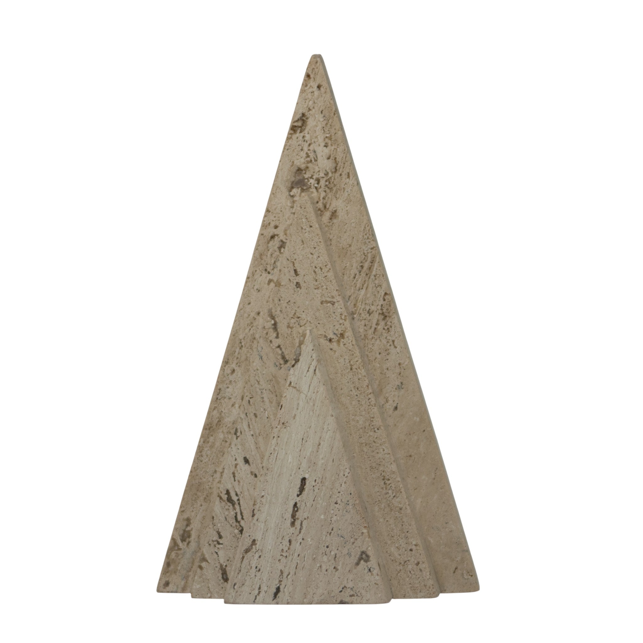 Pino Triple de Mármol Travertino Claro 25 cm