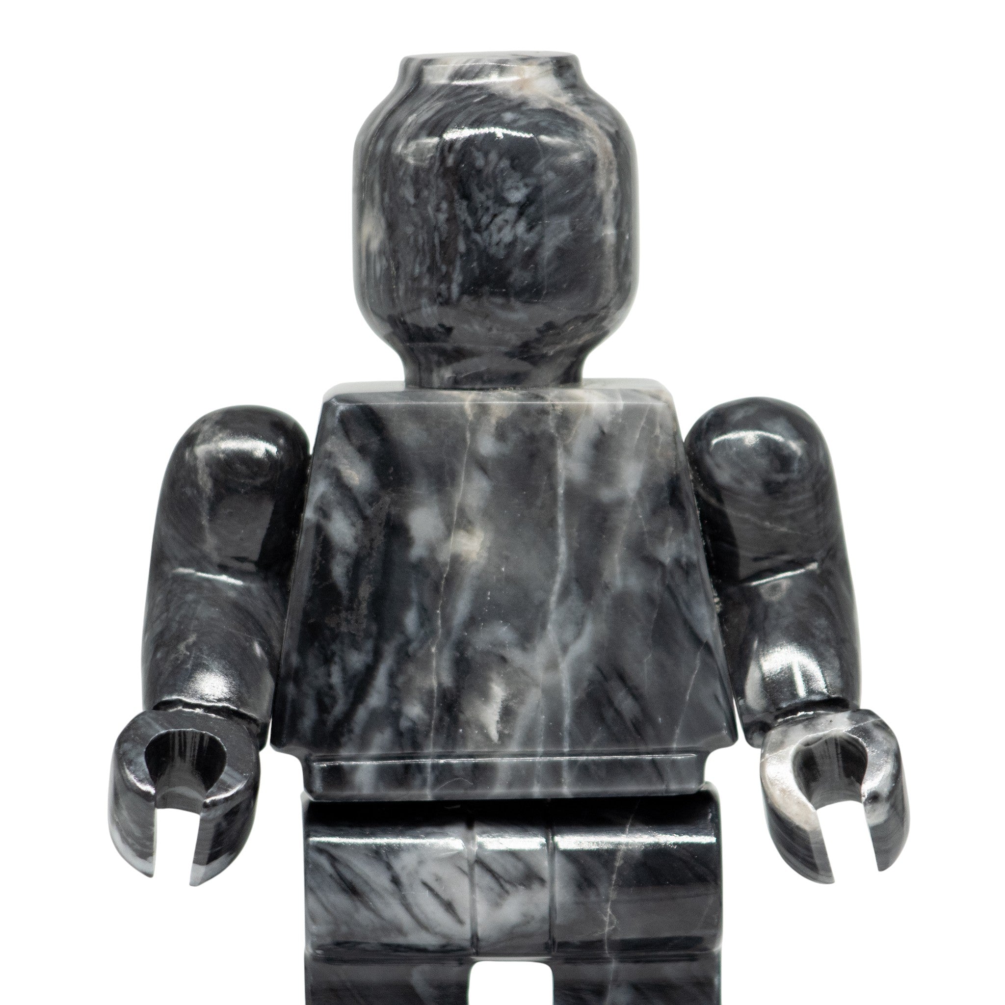 Figura Decorativa Mazahua en Mármol Gris 25 cm