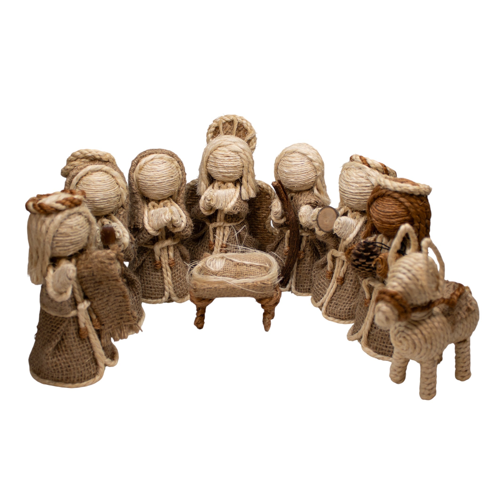 Nacimiento de Yute Natural – 15 cm