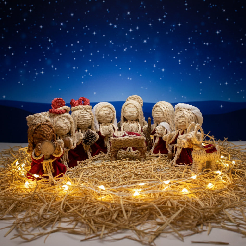 Nacimiento de Yute Rojo – 10 cm