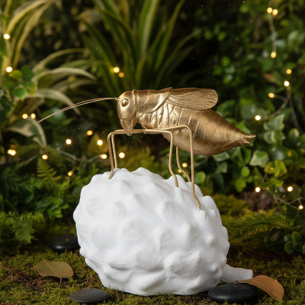 Figura Decorativa Insecto II Saltamontes - 22cm