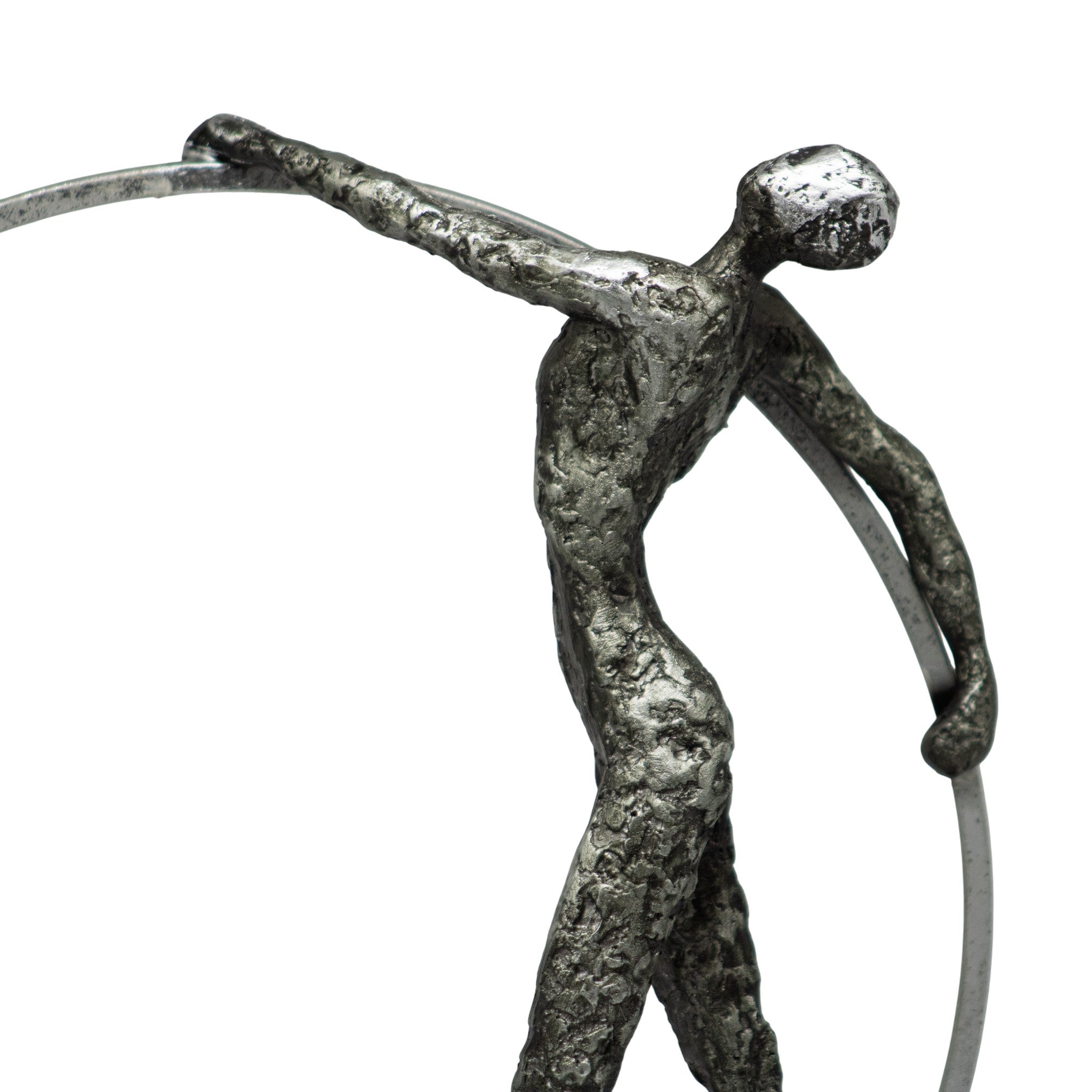 Hombre Gimnasia Negro Metal