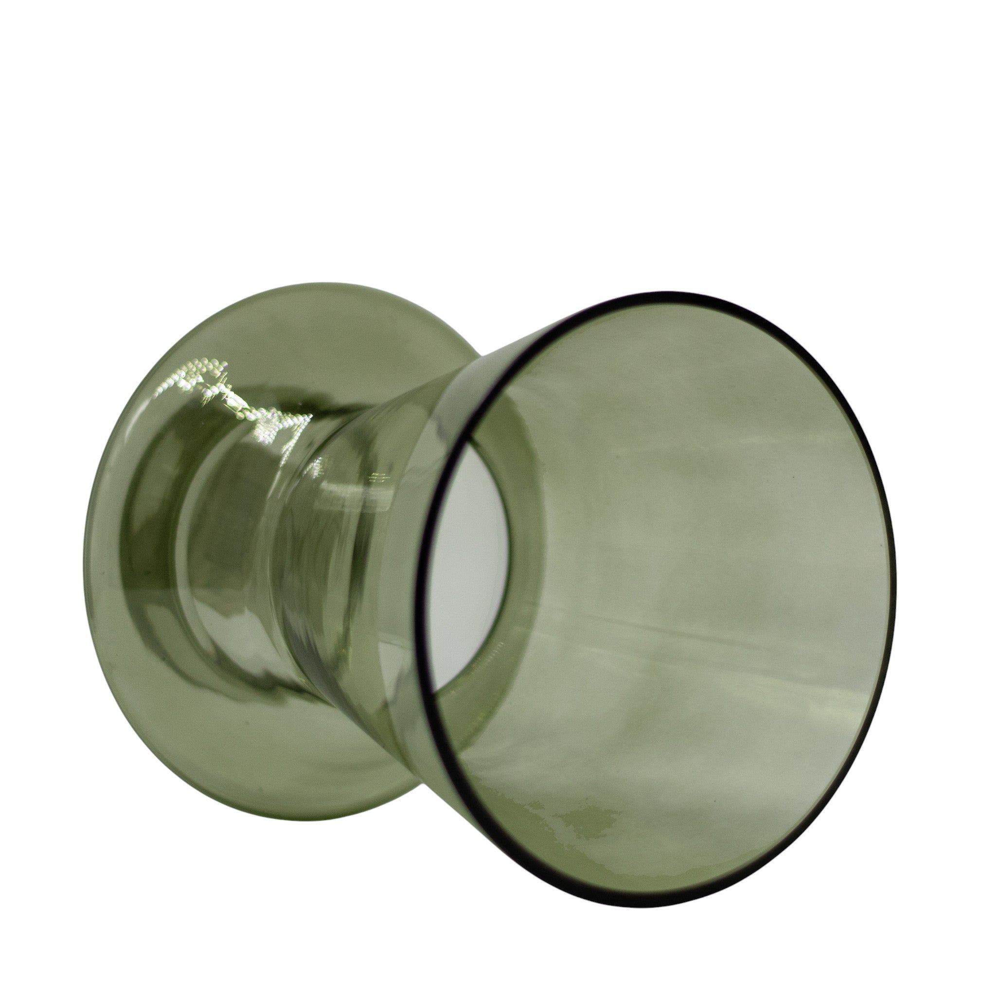 Florero De Cristal Monett Ch Verde