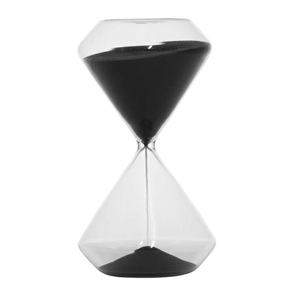 Reloj De Arena Geo Negro 30 Min