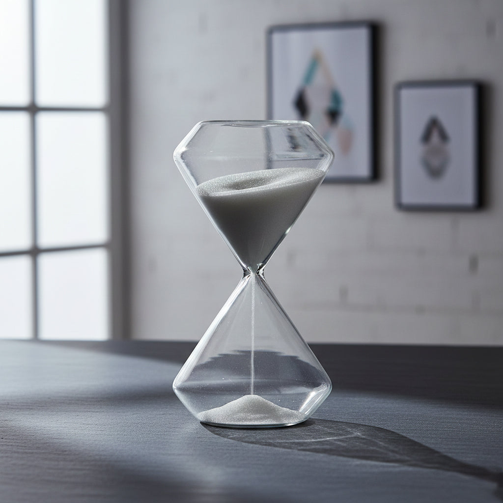 Reloj De Arena Geo Blanco 30 Min