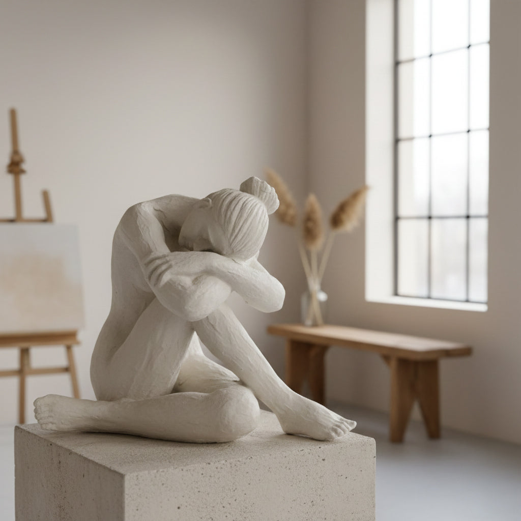 Figura Nerian Poliresina Blanco