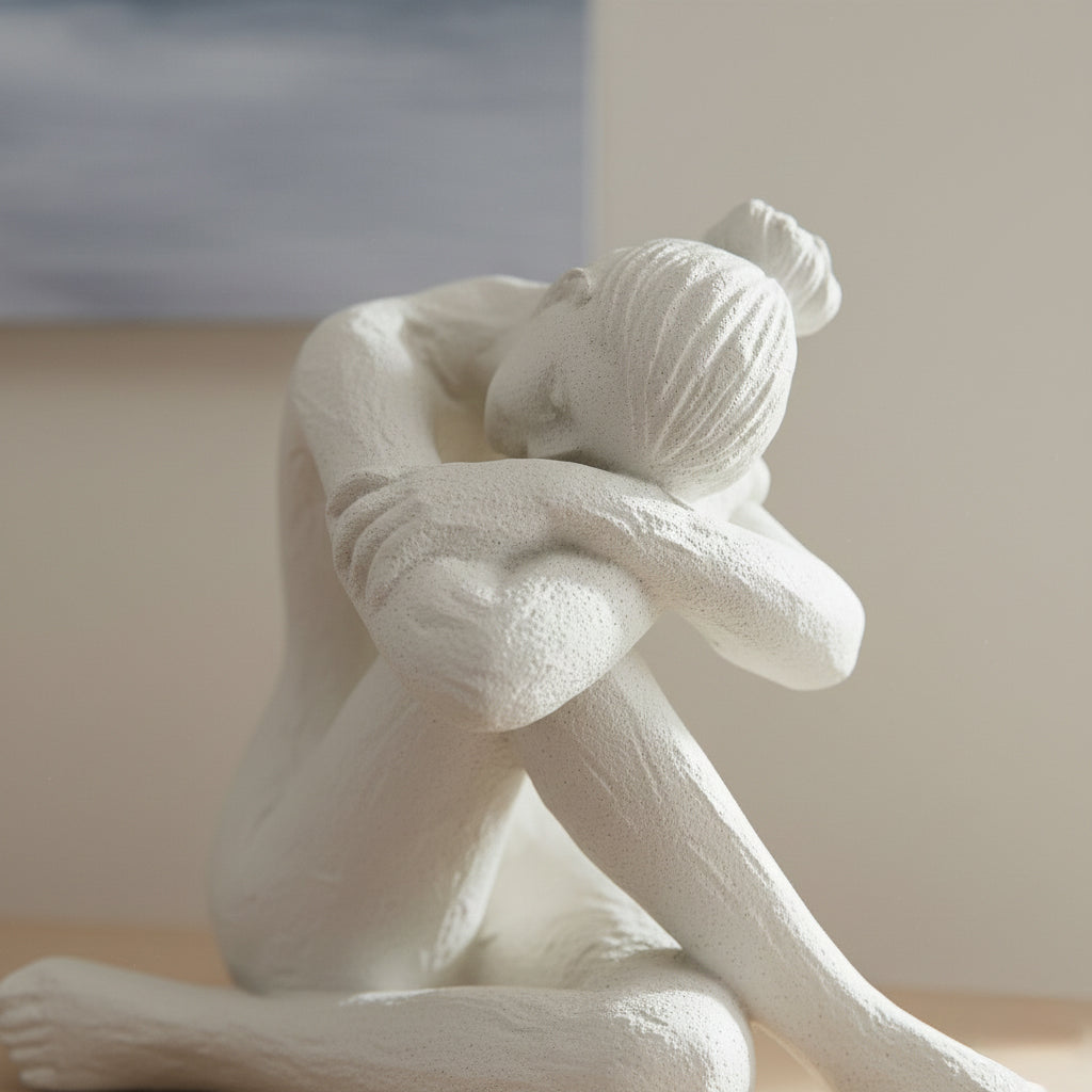 Figura Nerian Poliresina Blanco