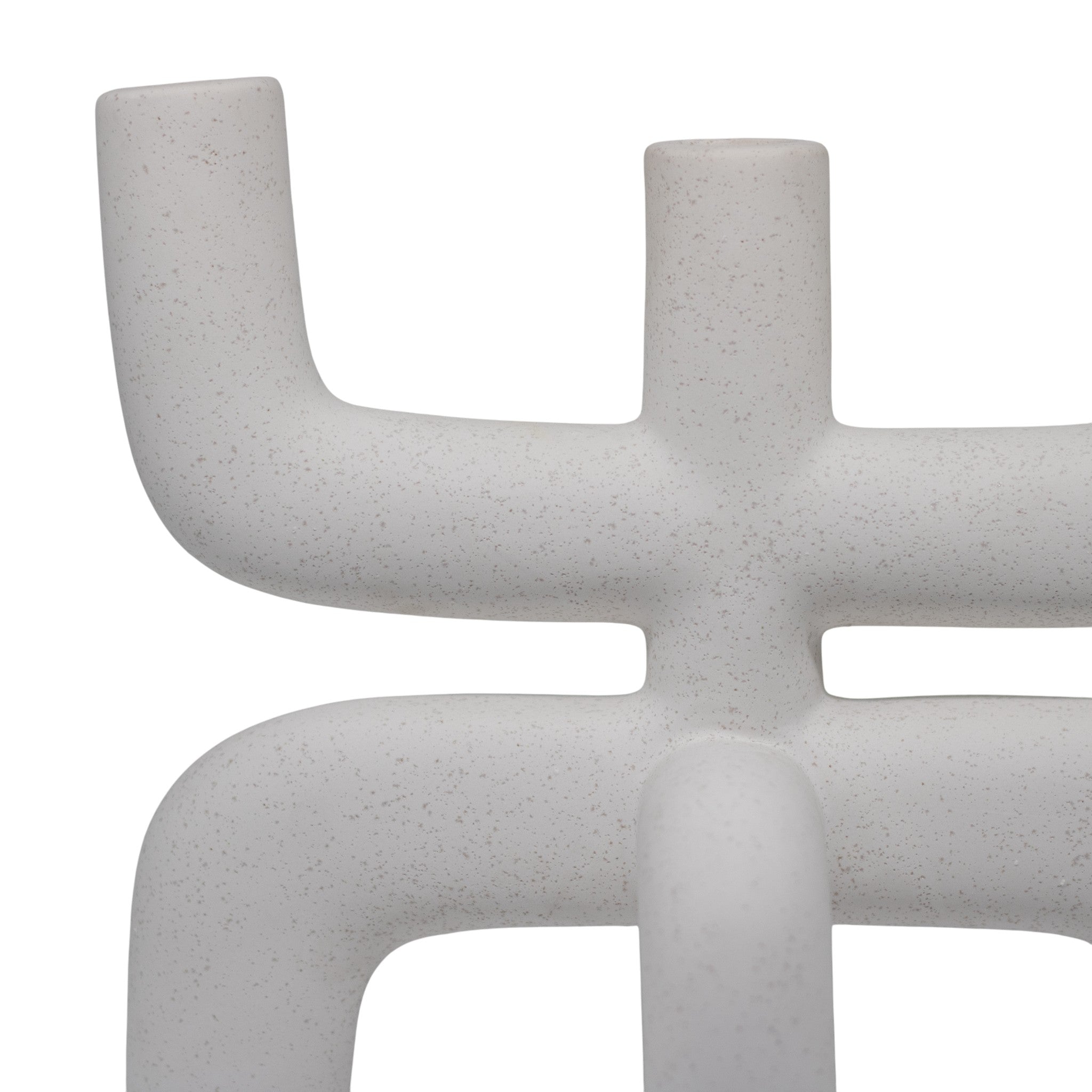 Portavela Caelia Ceramica Blanco
