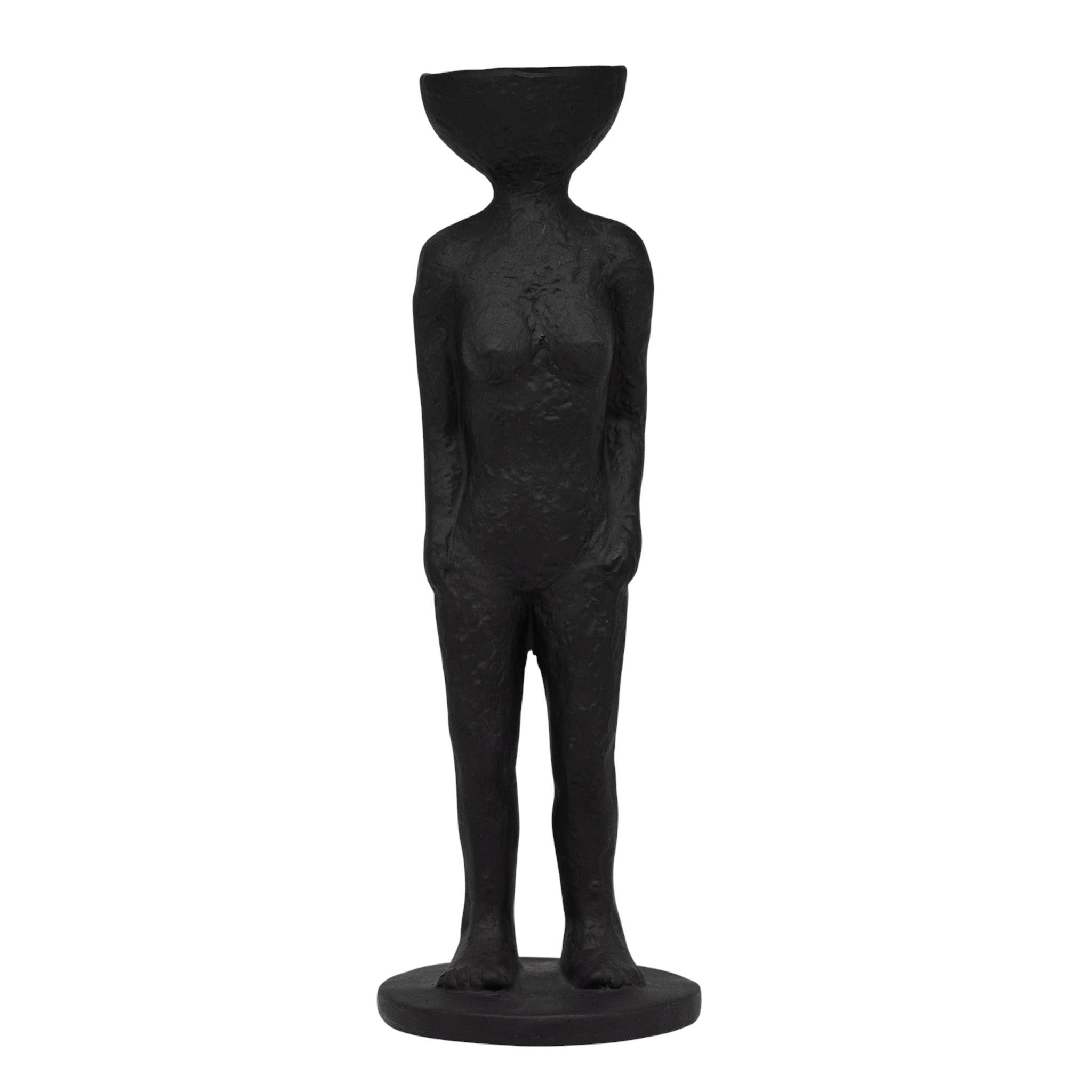 Cuerpo Farid Negro 13*38*13 cm Cerámica