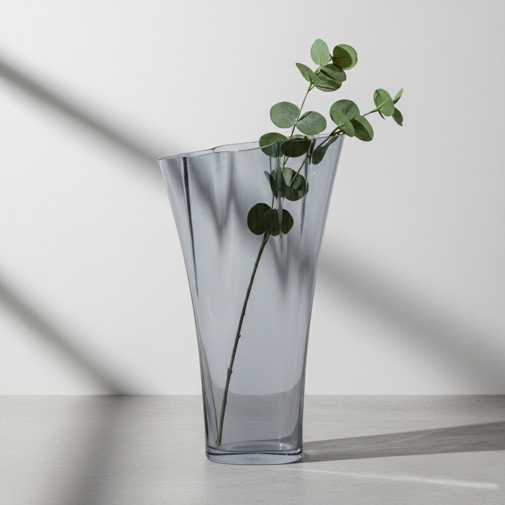 Florero Evi Flor Azul 17×29×18 cm – Vidrio