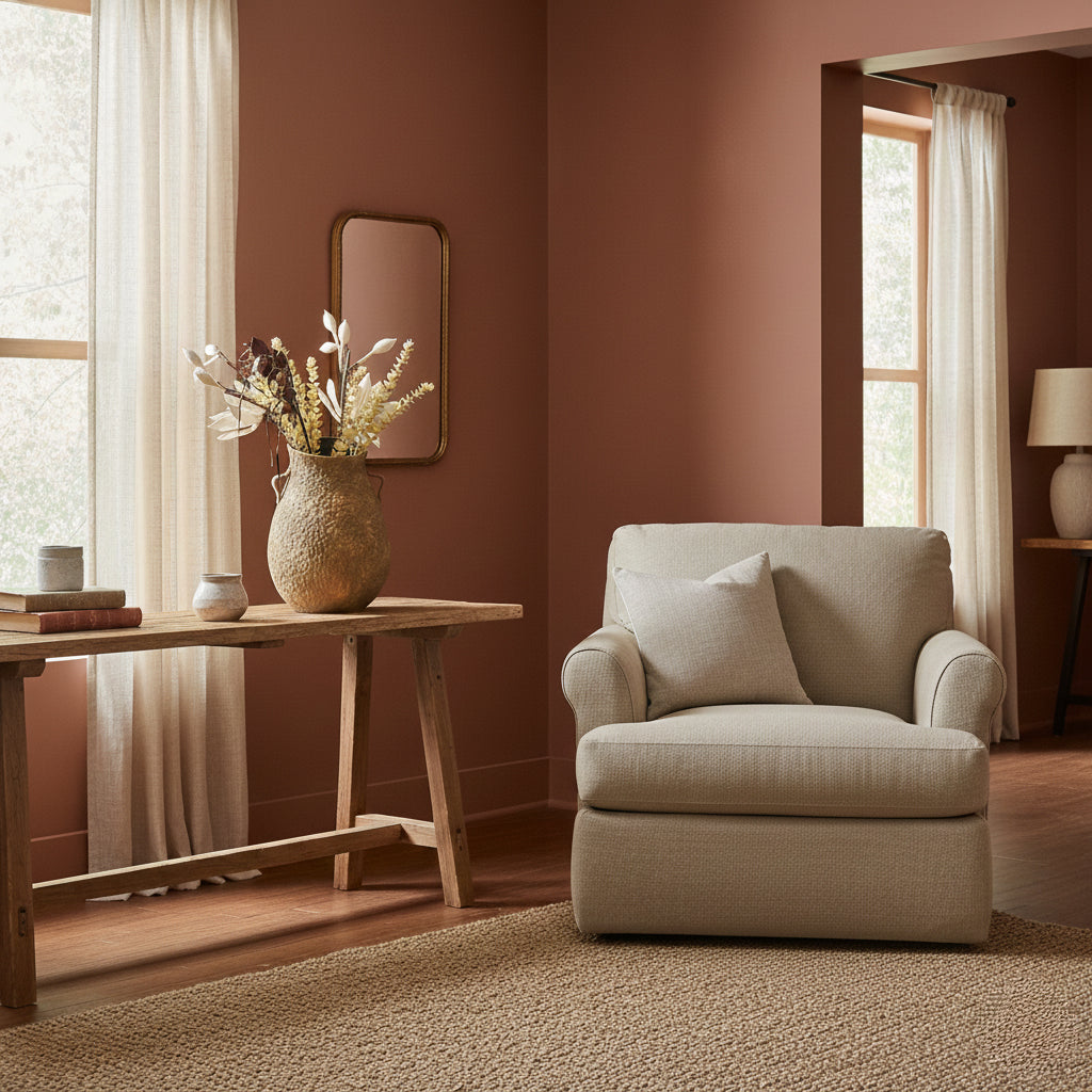 Jarron Faraz Grande Ceramica Marron