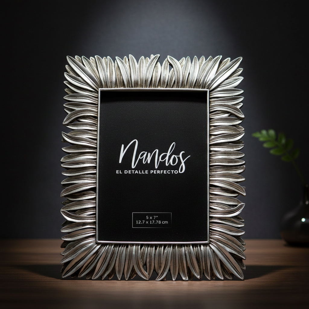 Portarretrato Oliva Plata – 12.5 × 17.5 cm