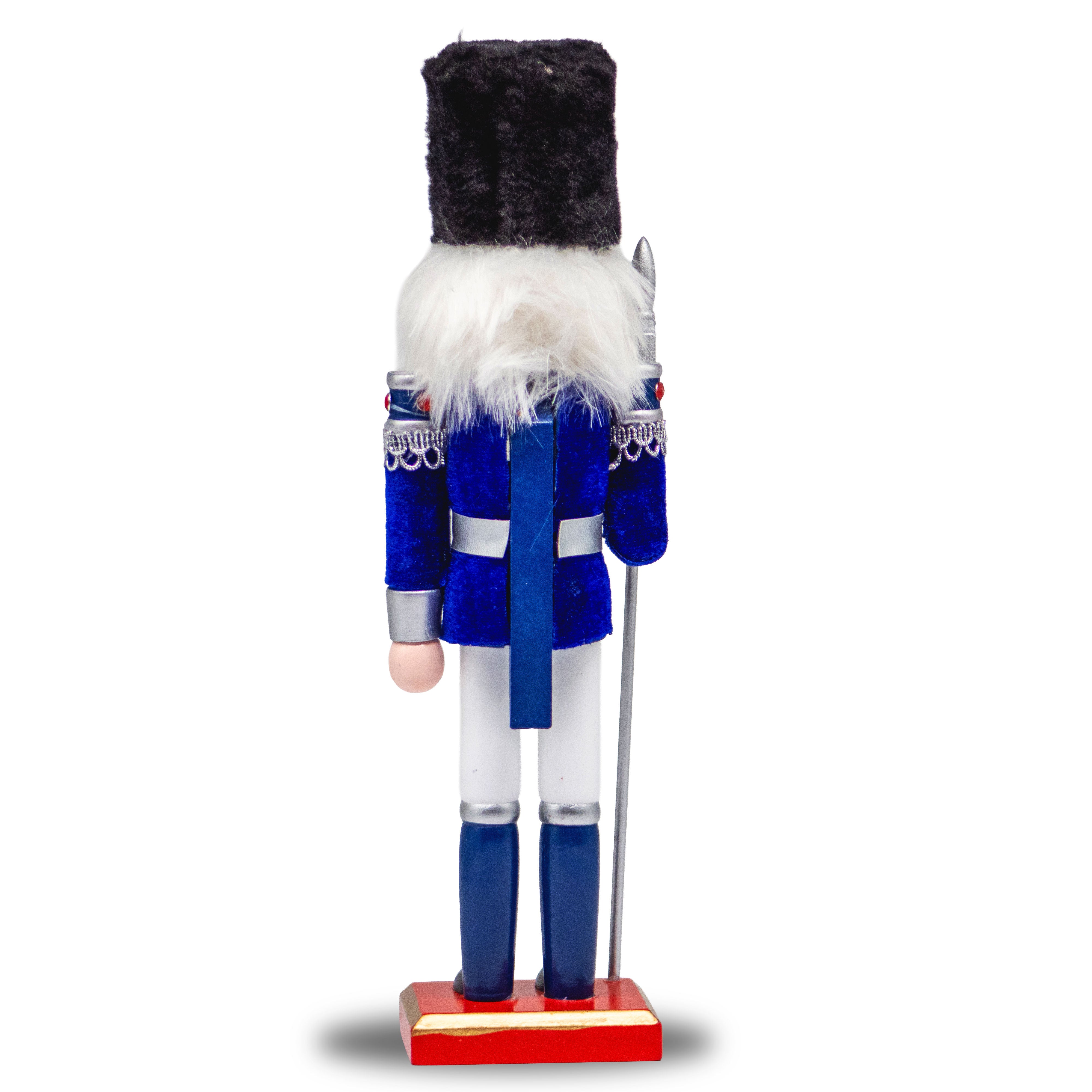 Cascanueces Decorativo Azul – 30 cm