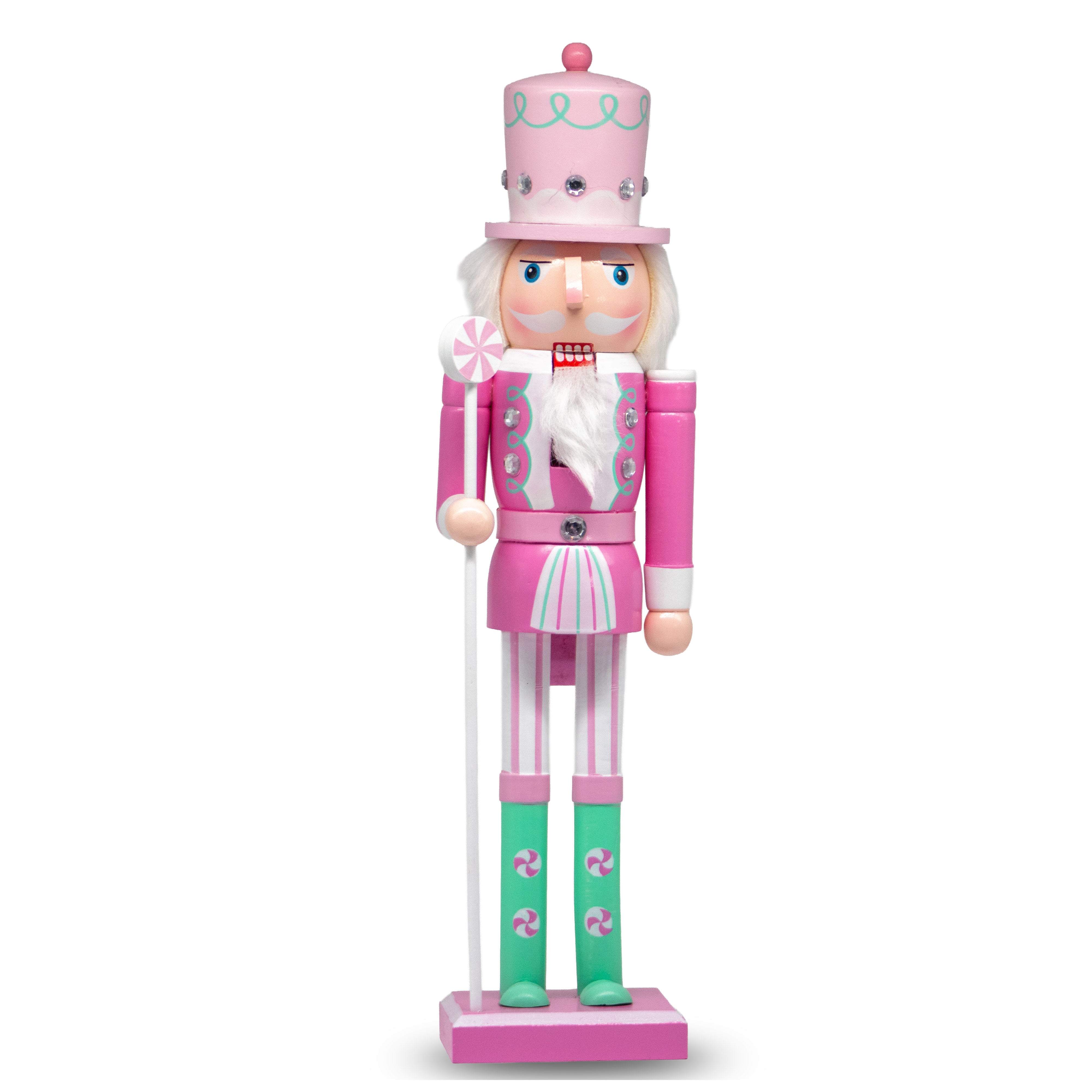 Cascanueces Decorativo Rosa – 38 cm