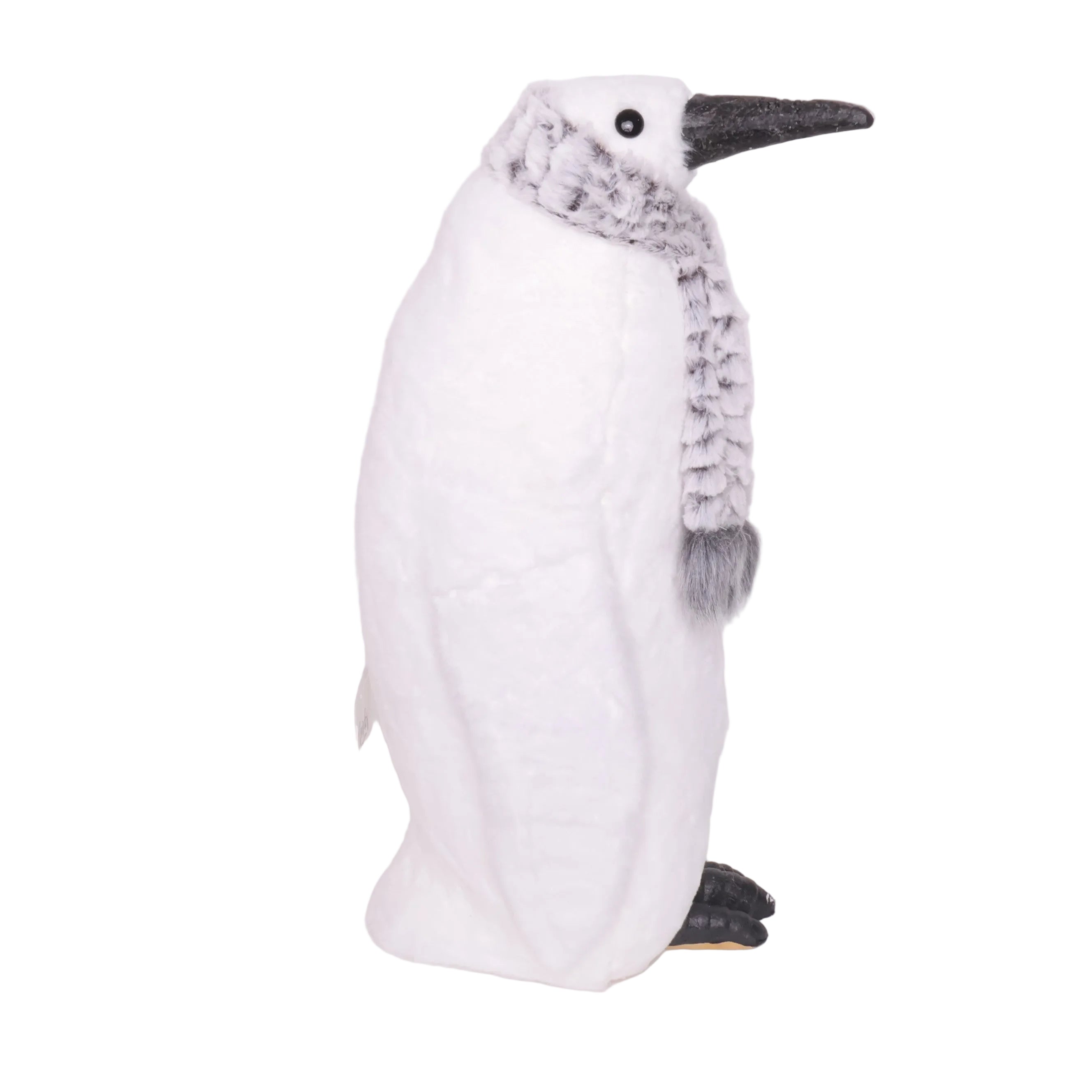 Pinguino Grande Blanco/Gris