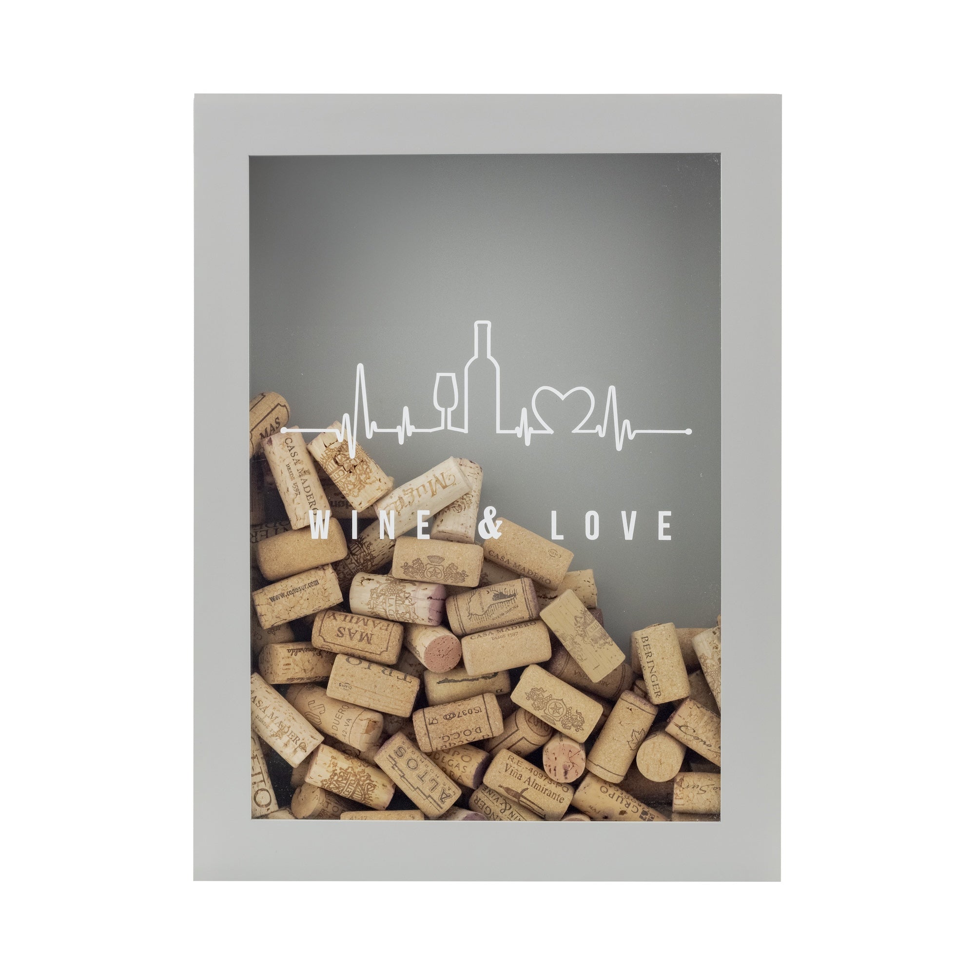 Guarda Corcho Sencillo Wine And Love Gris
