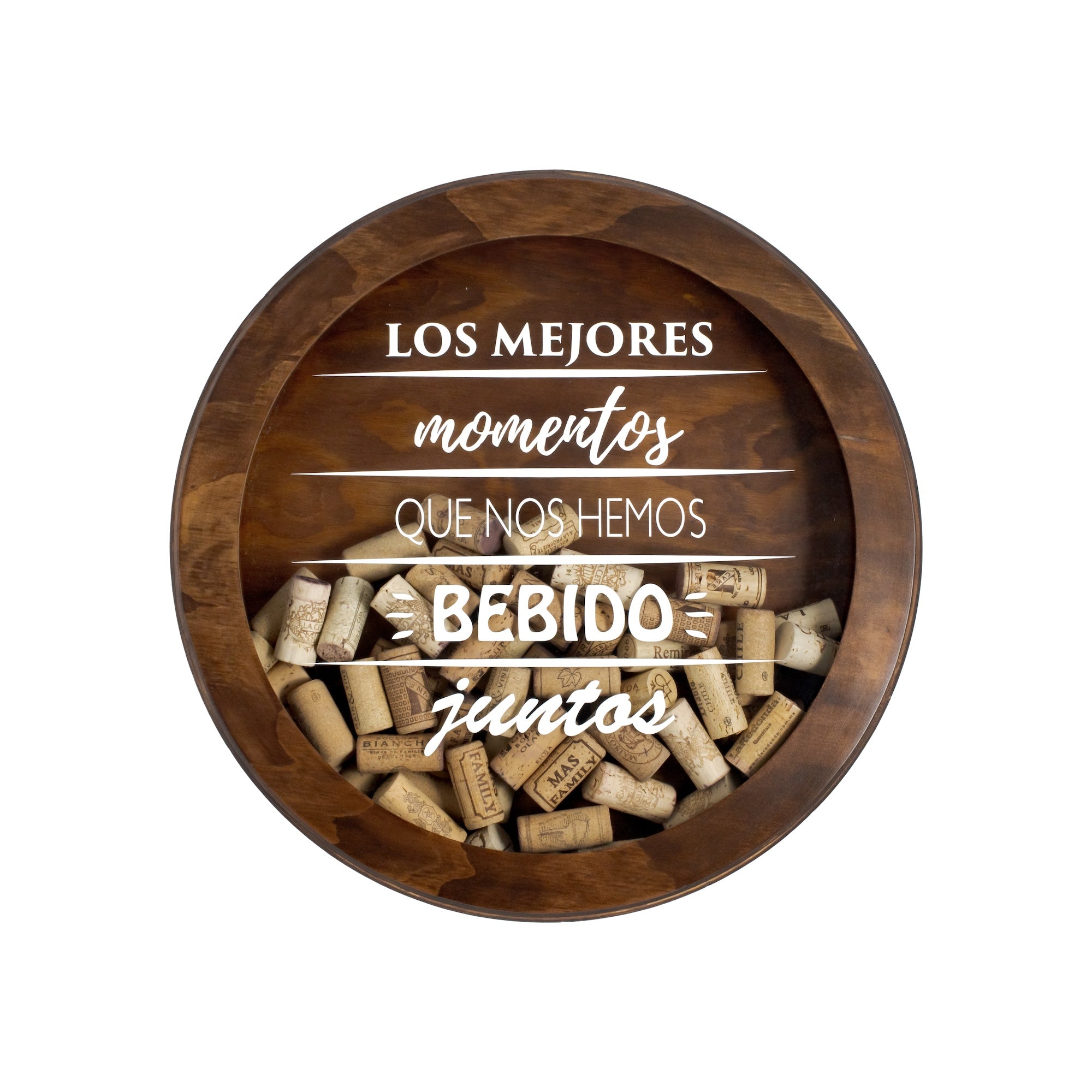 Guarda Corchos Circular Caoba Los Mejores