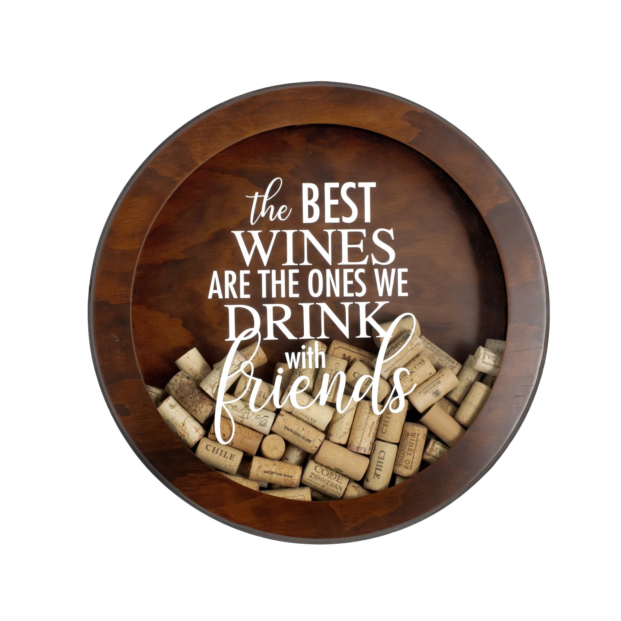 Guarda Corchos Circular caoba Friends