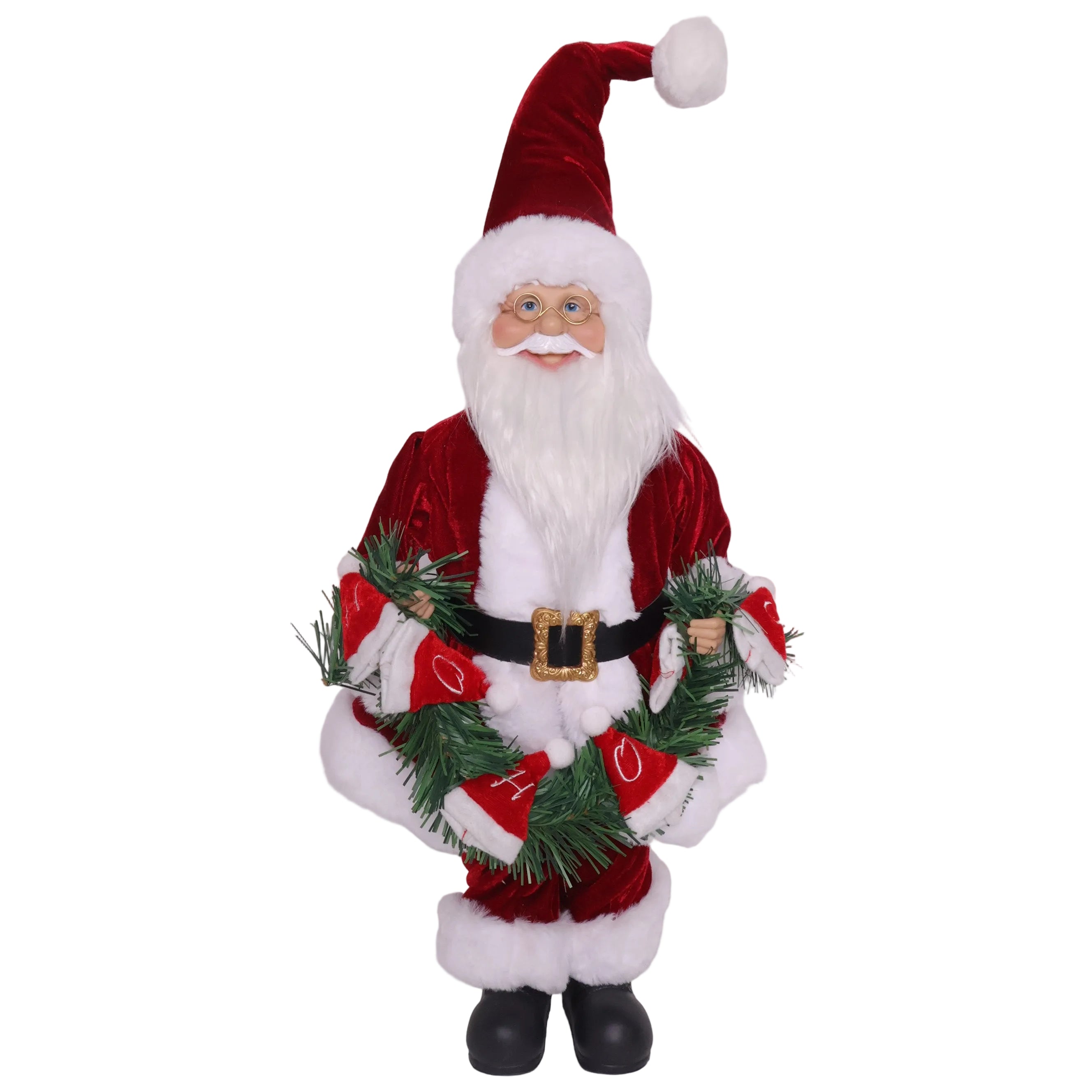 Santa Rojo Gorros 45 Cm