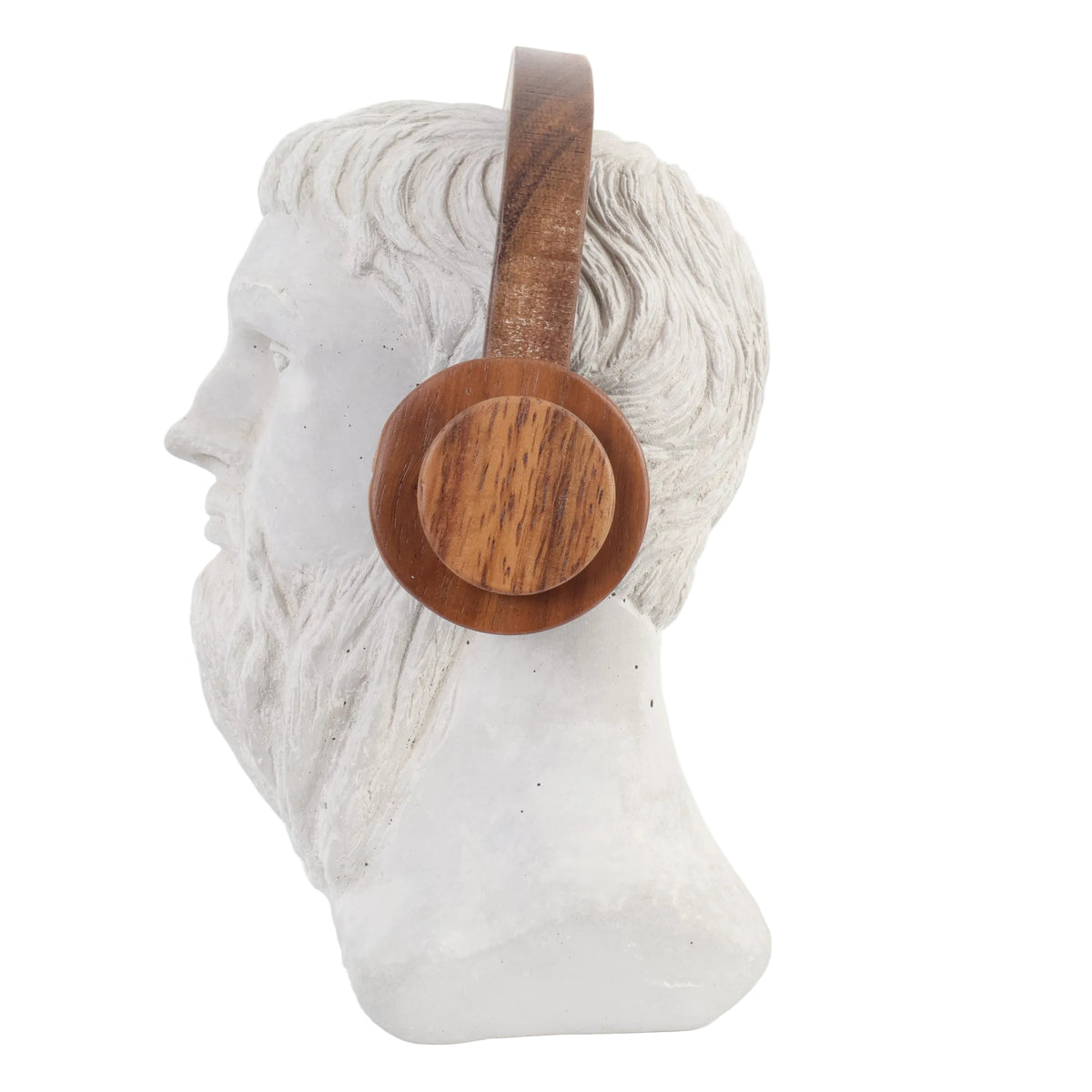 BUSTO CON BARBA C/AUDIFONONIS NATURAL