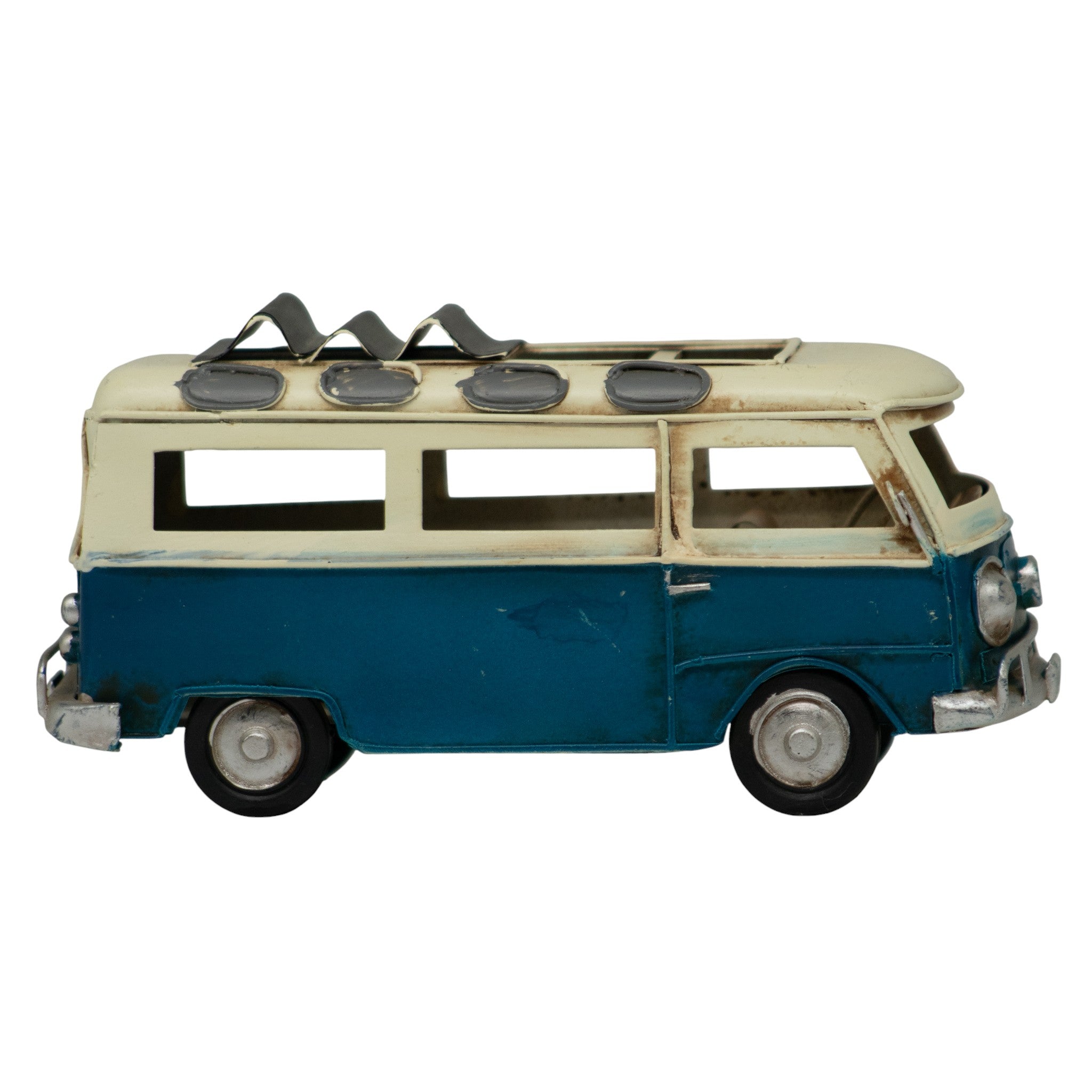 Combi Antigua Decorativa Azul y Beige – 17 cm