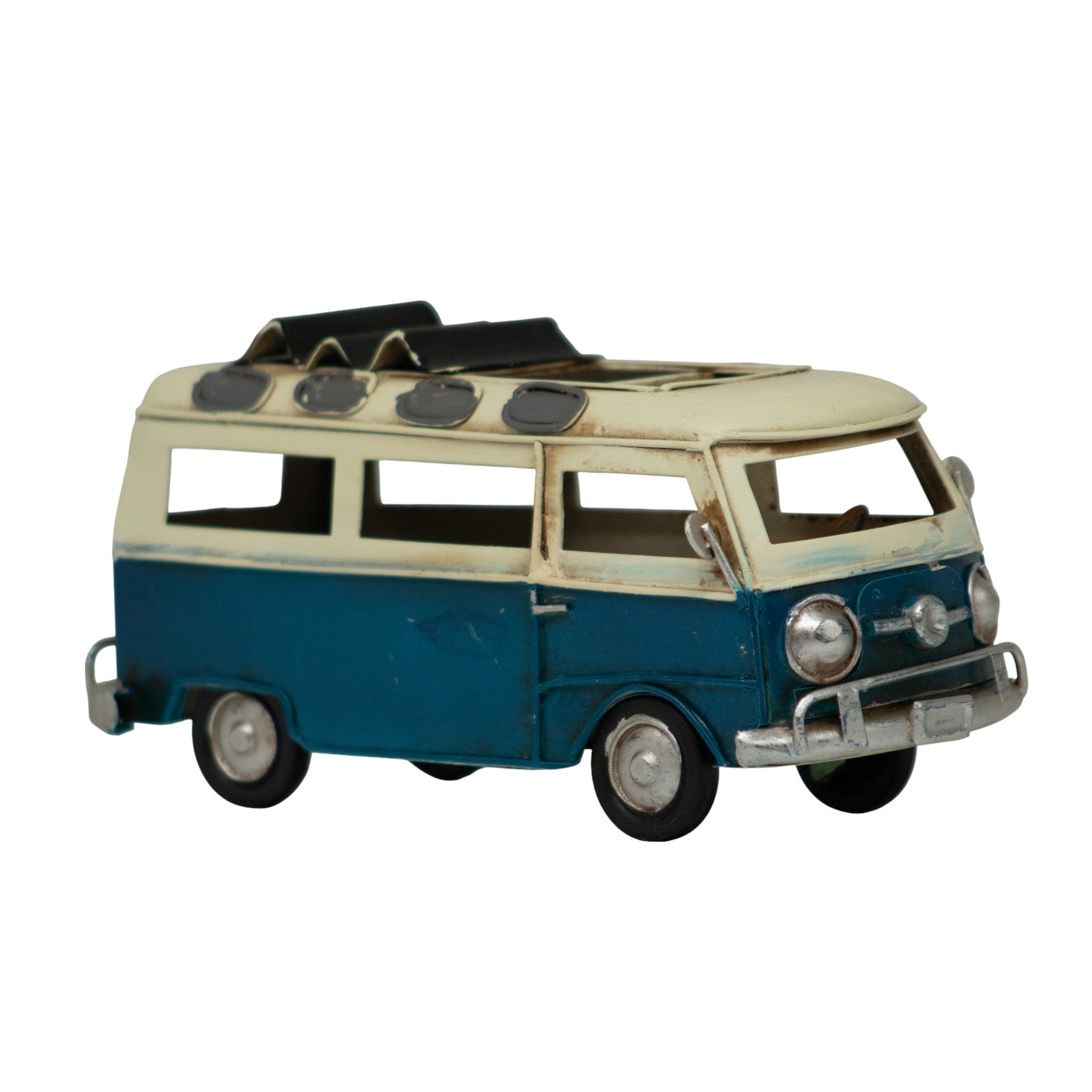 Combi Antigua Decorativa Azul y Beige – 17 cm