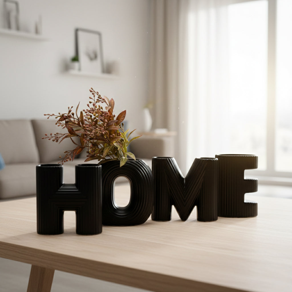 Juego de Floreros Cerámica “Home†– 60 cm