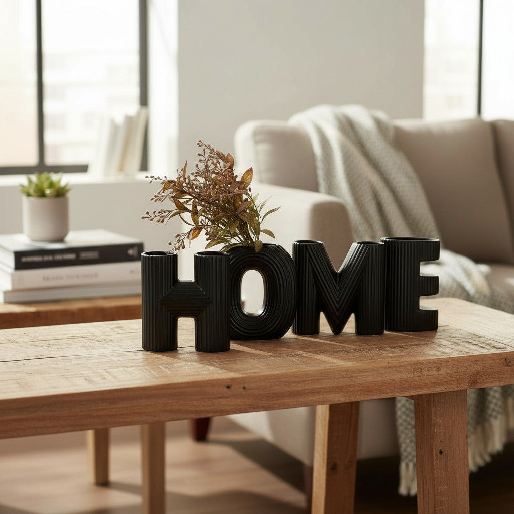 Juego de Floreros Cerámica “Home†– 60 cm