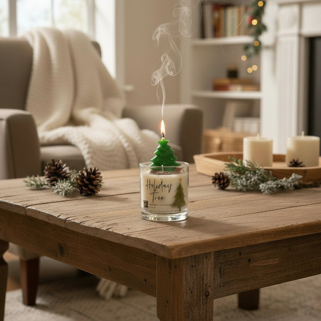 Vela Holiday Tree G – Vela Decorativa de Soya