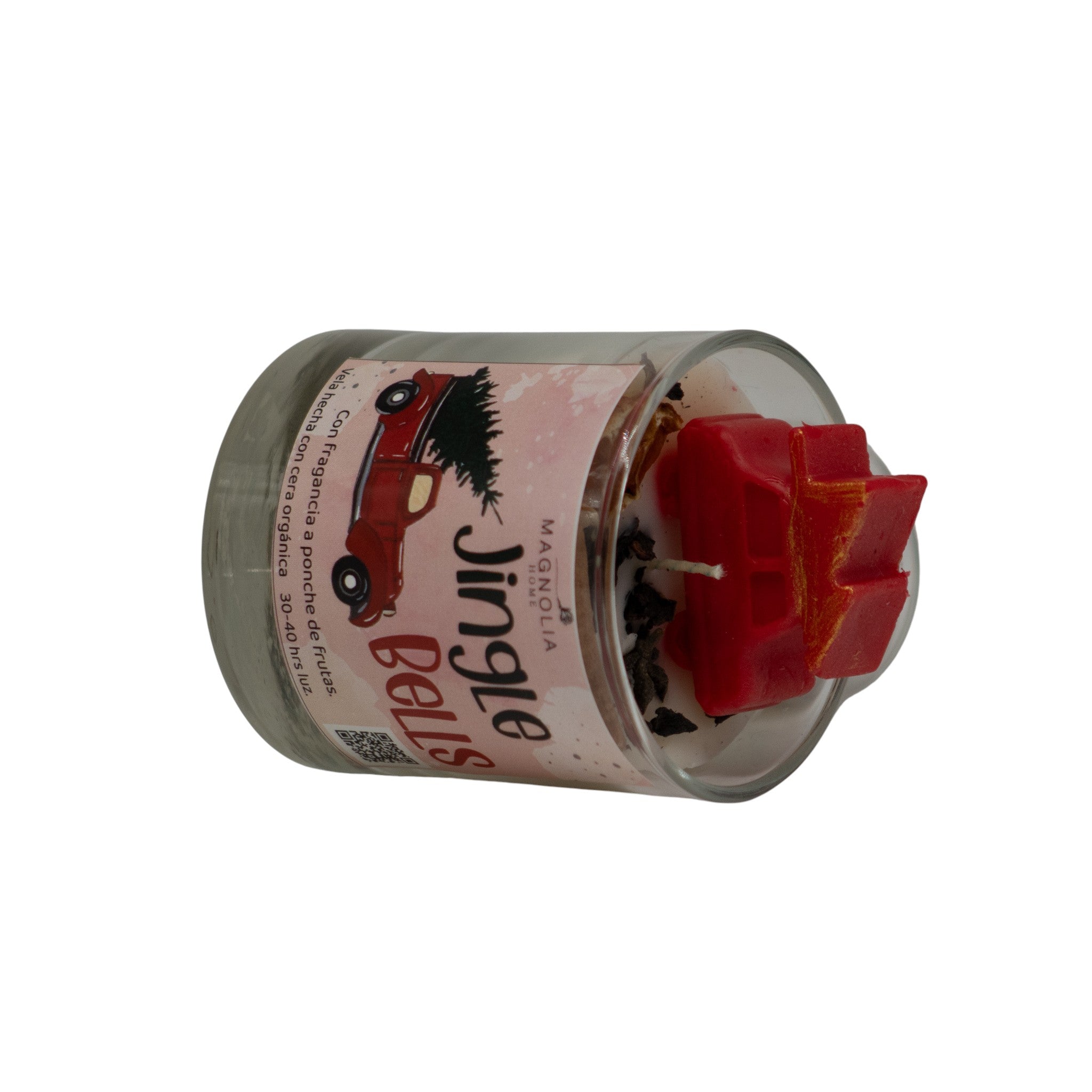 Vela de Soya Jingle Bells – Tamaño Grande
