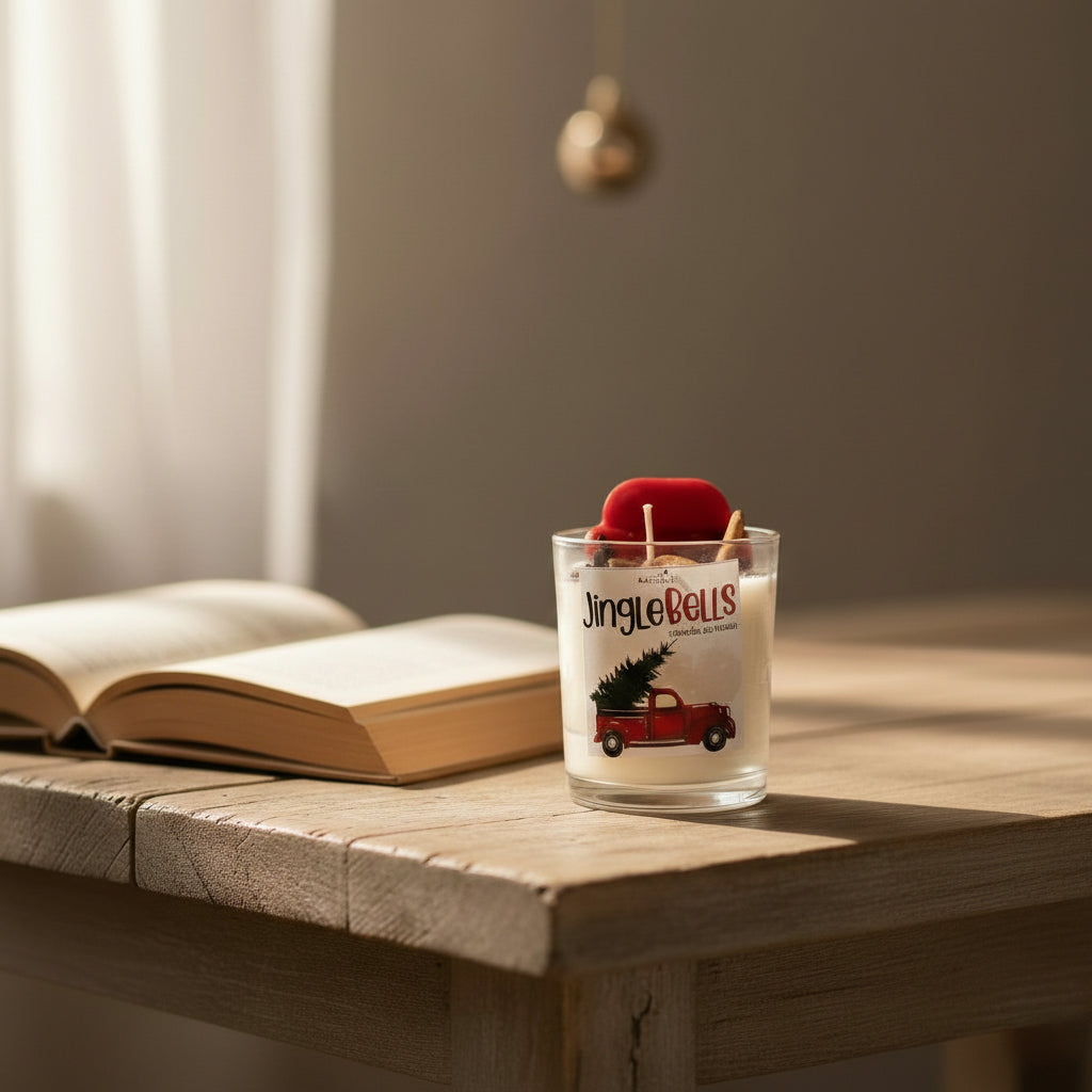 Vela de Soya Jinger S – Vela Decorativa Navideña