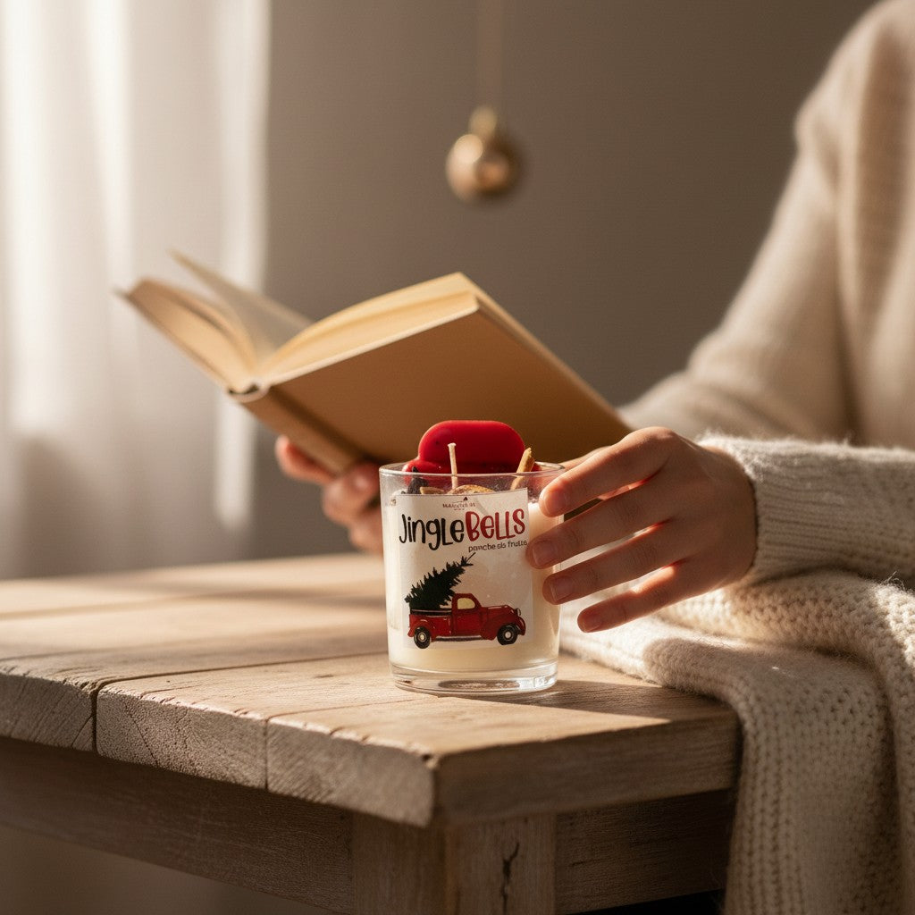 Vela de Soya Jinger S – Vela Decorativa Navideña
