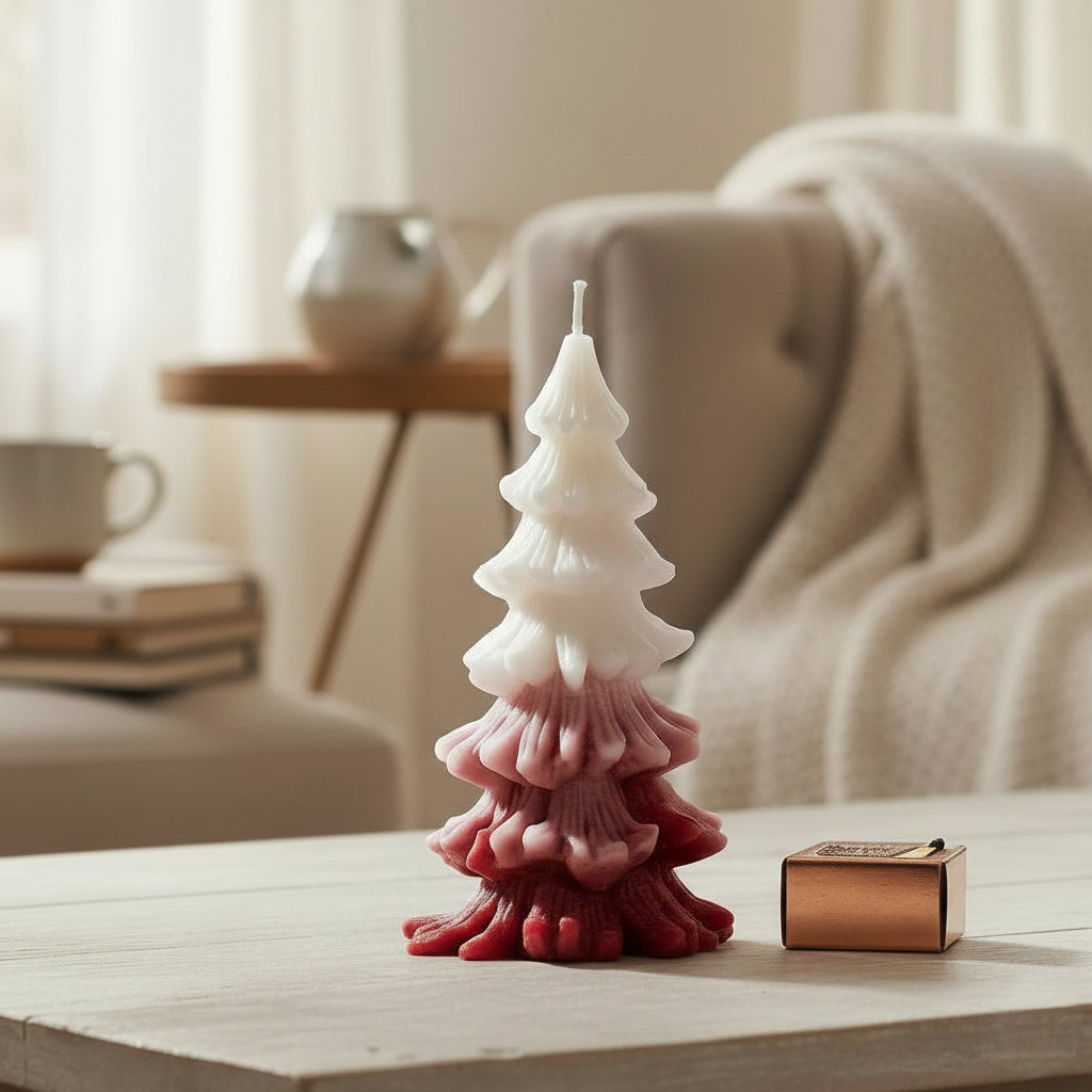 Pino Vikingo – Vela Decorativa de Cera Roja