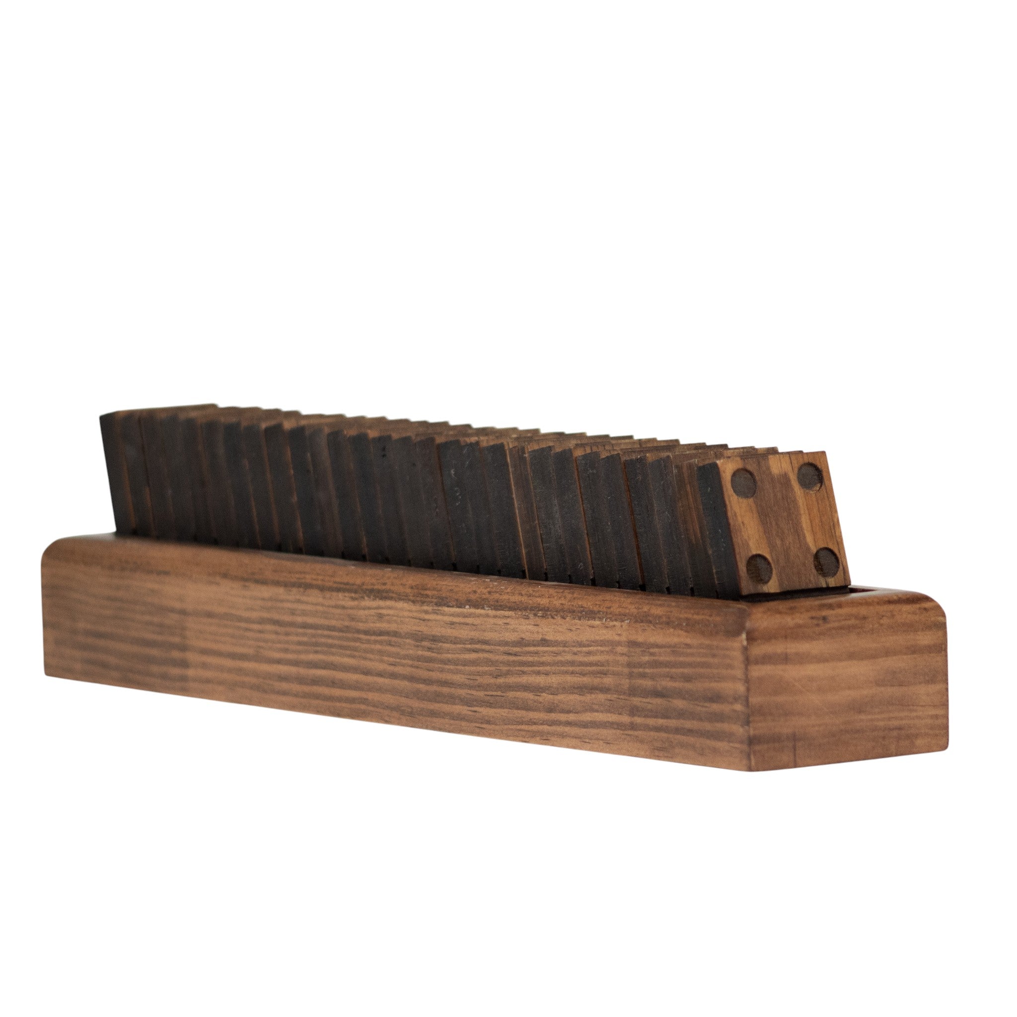 Domino Decorativo Color Nogal 29 cm
