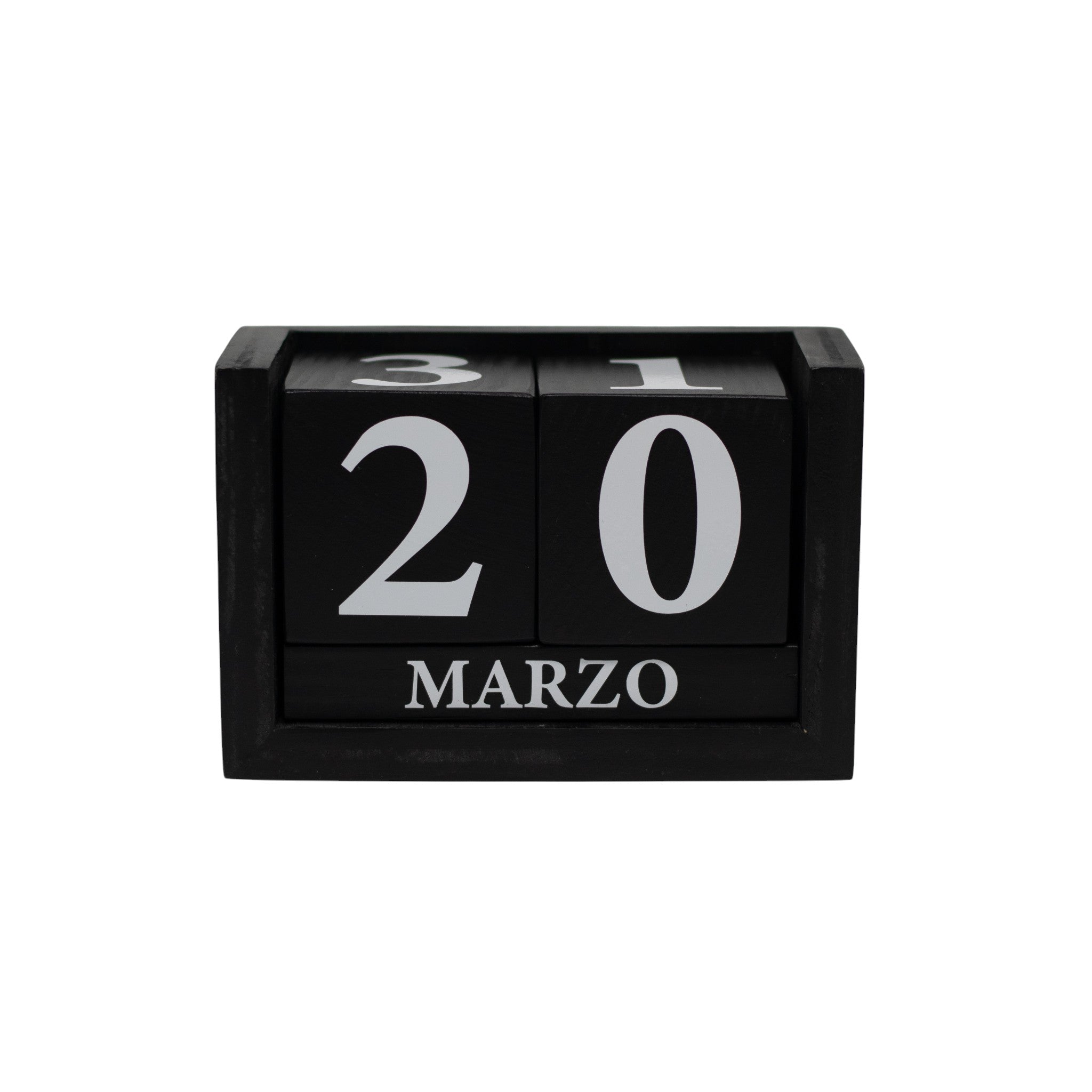 Calendario Negro Nandos 15 cm | Madera de Encino