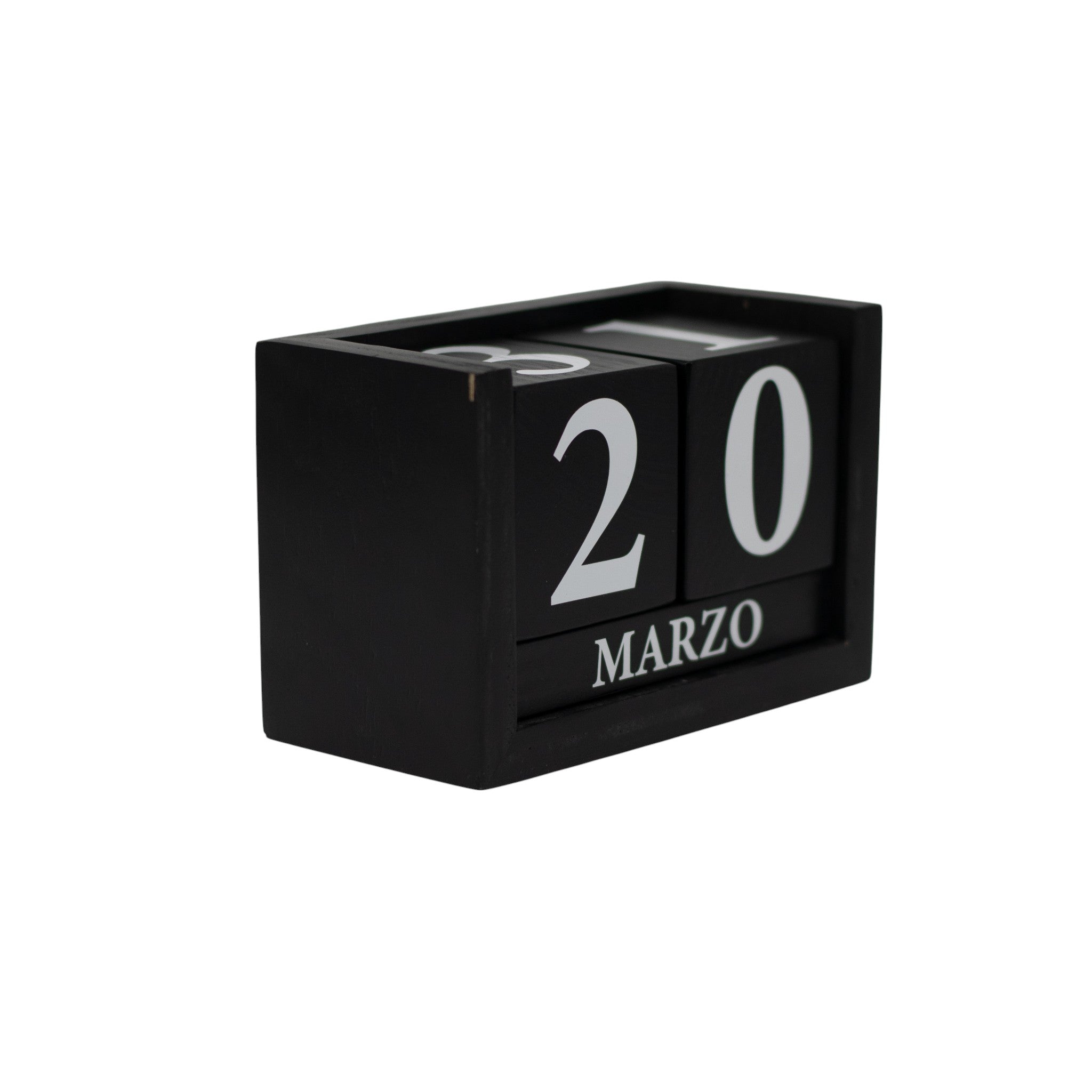 Calendario Negro Nandos 15 cm | Madera de Encino