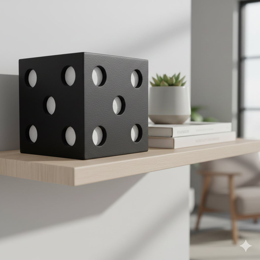 Dado Decorativo Negro 20 cm
