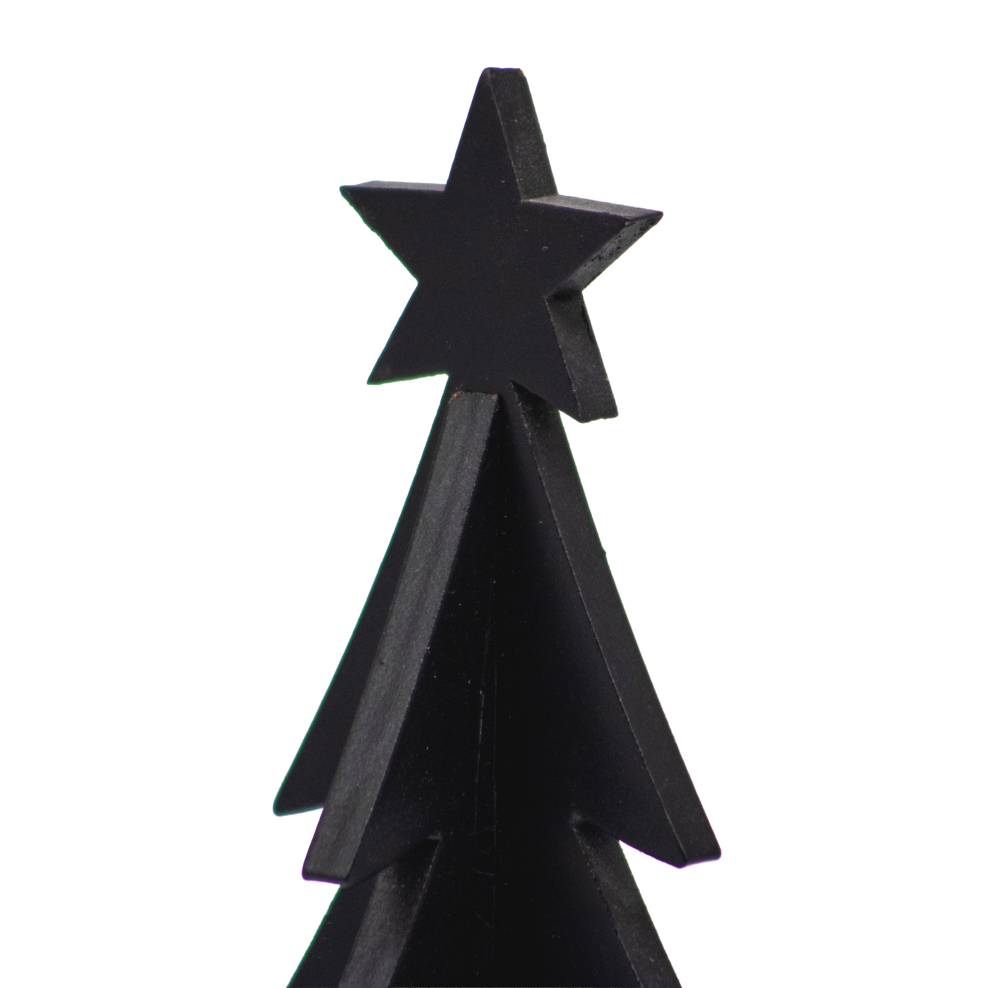 Pino Mini Decorativo Negro – 18 cm