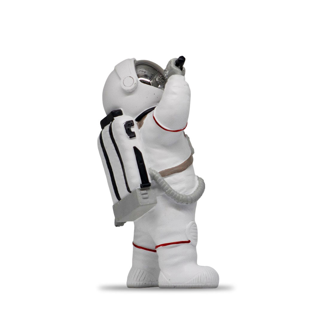 Figura De Poliresina Astronauta Cantando 20 Cm