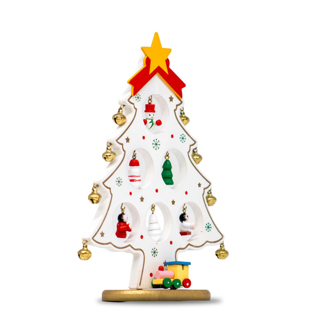Adorno Navideño Ãrbol Blanco – 22 cm