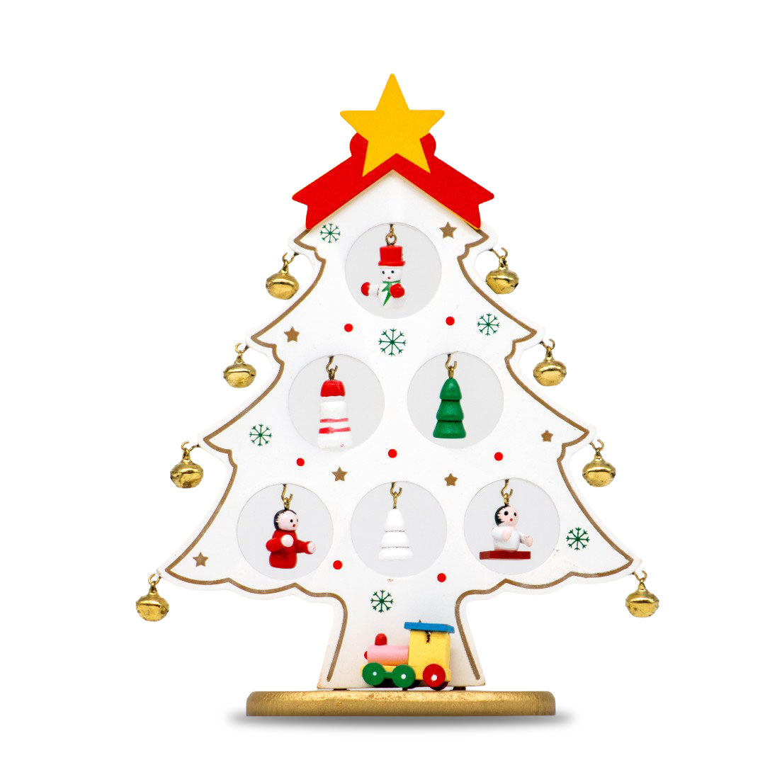 Adorno Navideño Ãrbol Blanco – 22 cm