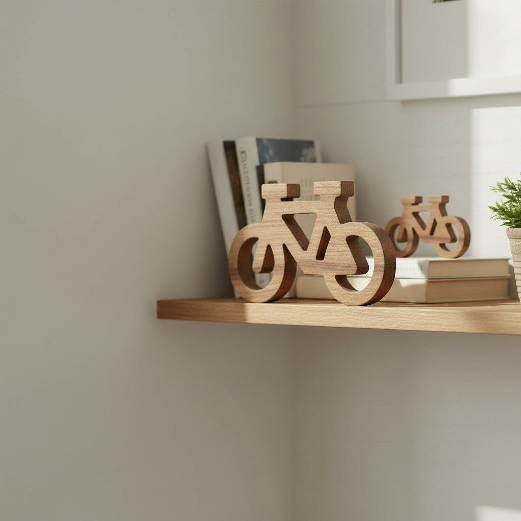 Bicicleta de Madera Decorativa 31 cm
