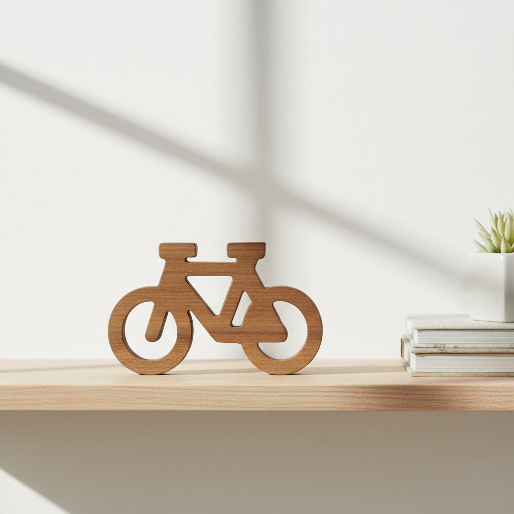 Bicicleta de Madera Decorativa 31 cm