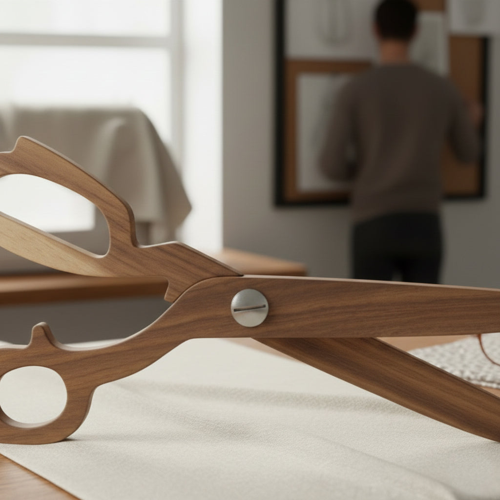 Tijeras de Madera – Figura Decorativa 16 cm