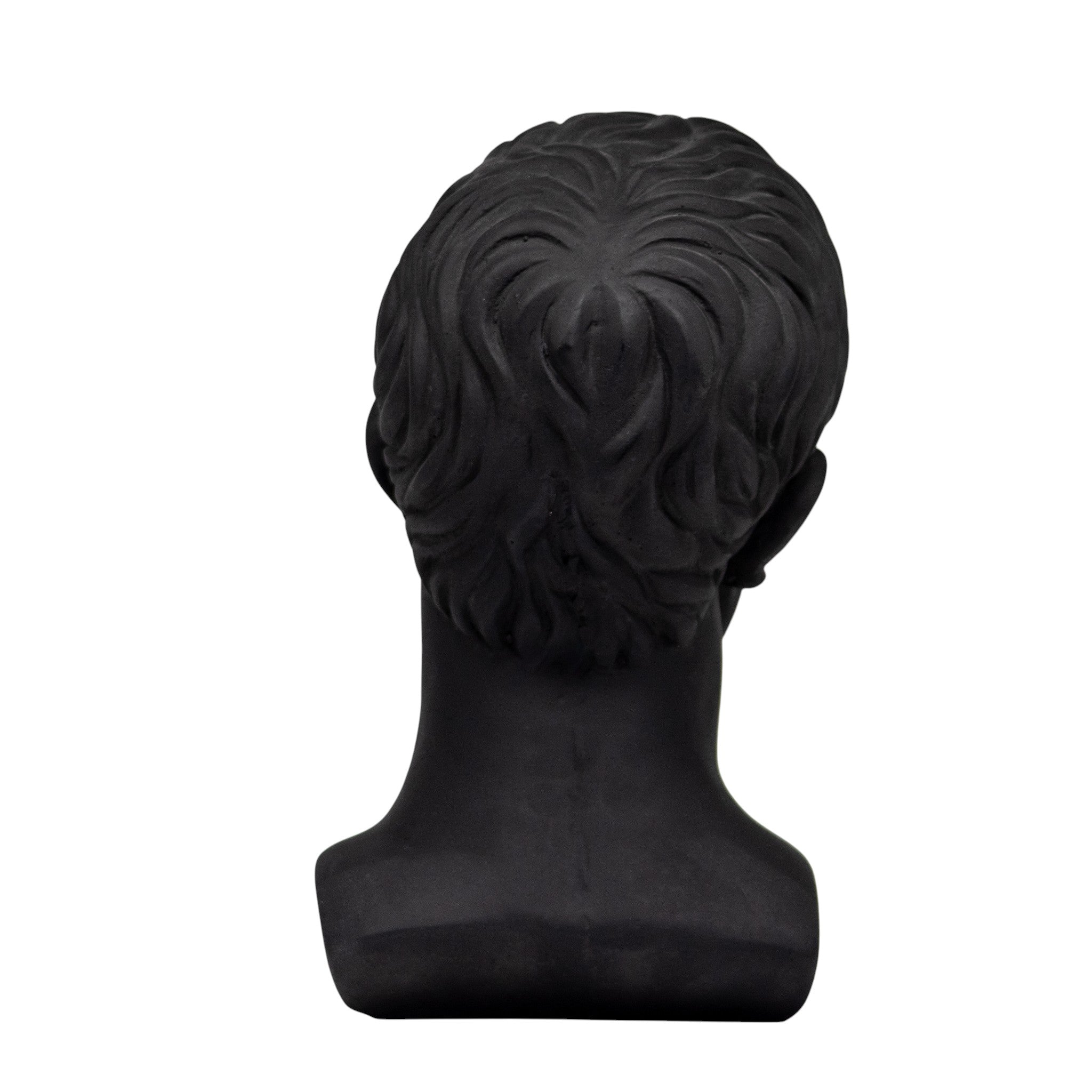Busto con Chicle Negro + Madera Figura Decorativa Moderna 34 cm