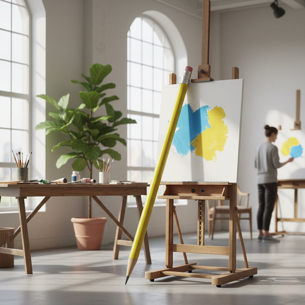 Lápiz Gigante Decorativo Color Limón – 180 cm